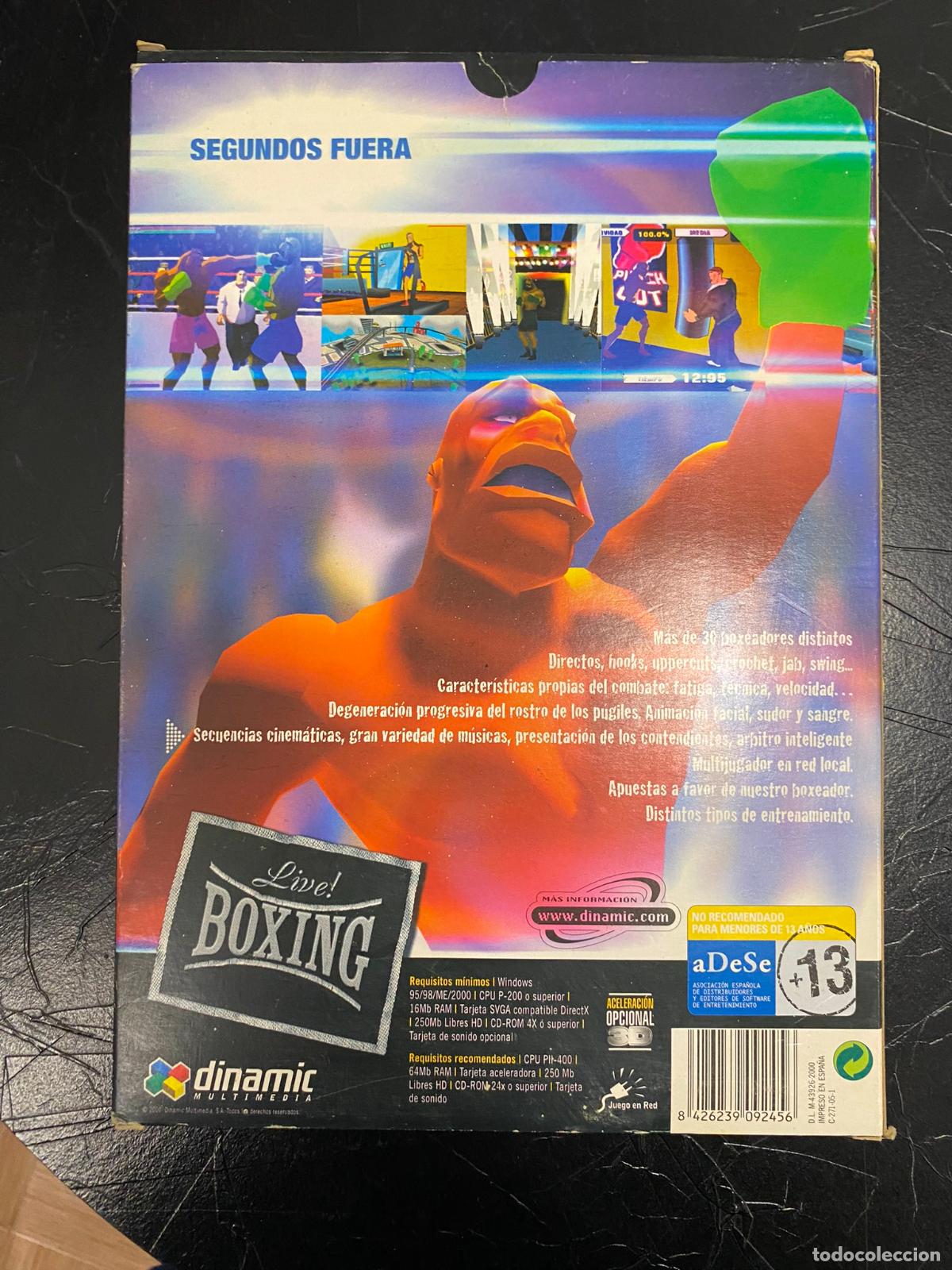 Videojuegos y consolas: Live live! Boxing pc Caja carton - Foto 3