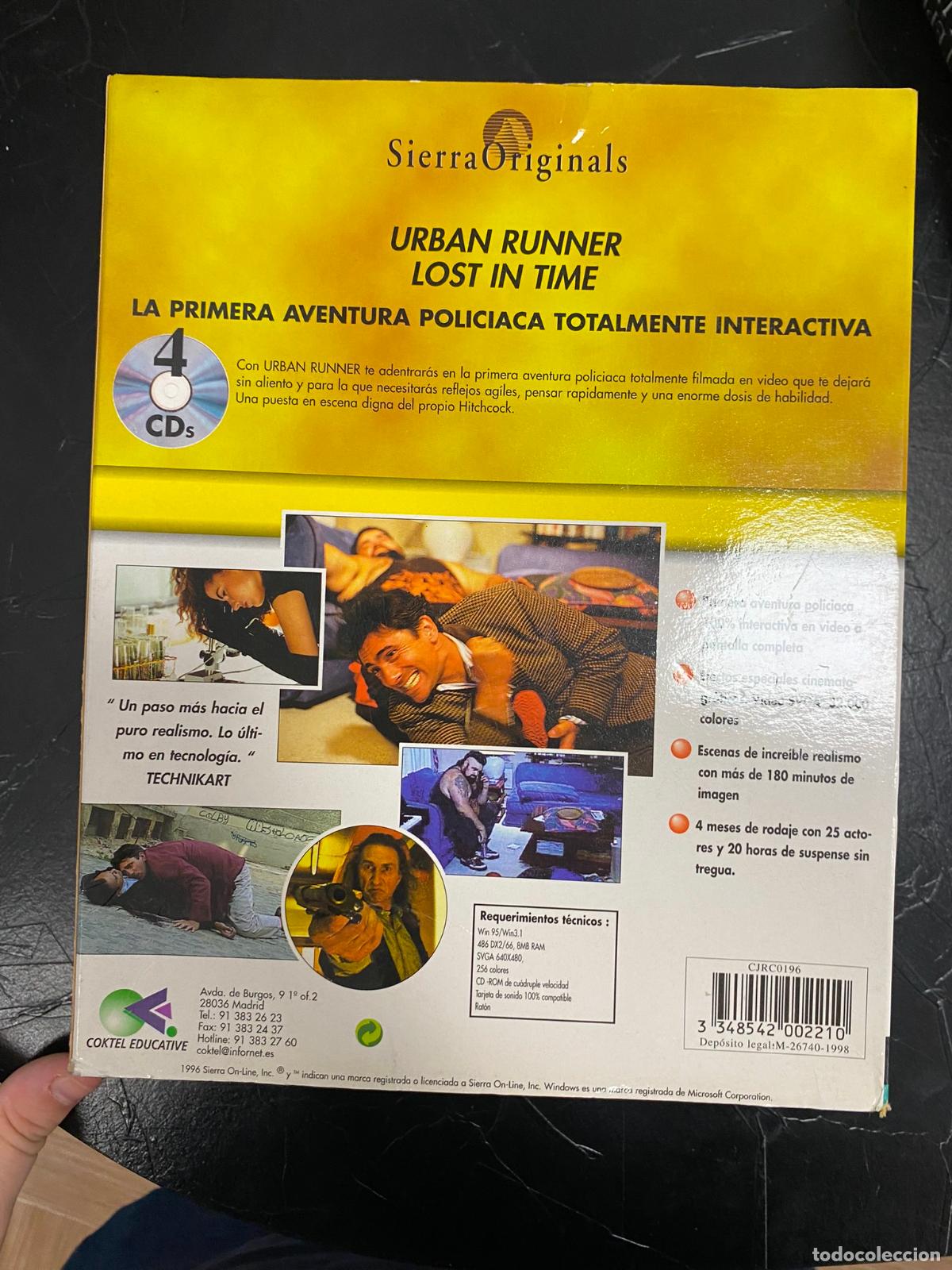 Videojuegos y consolas: URBAN RUNNER PC CAJA GRANDE DE CARTON VERSION EN ESPA&Ntilde;OL - Foto 2