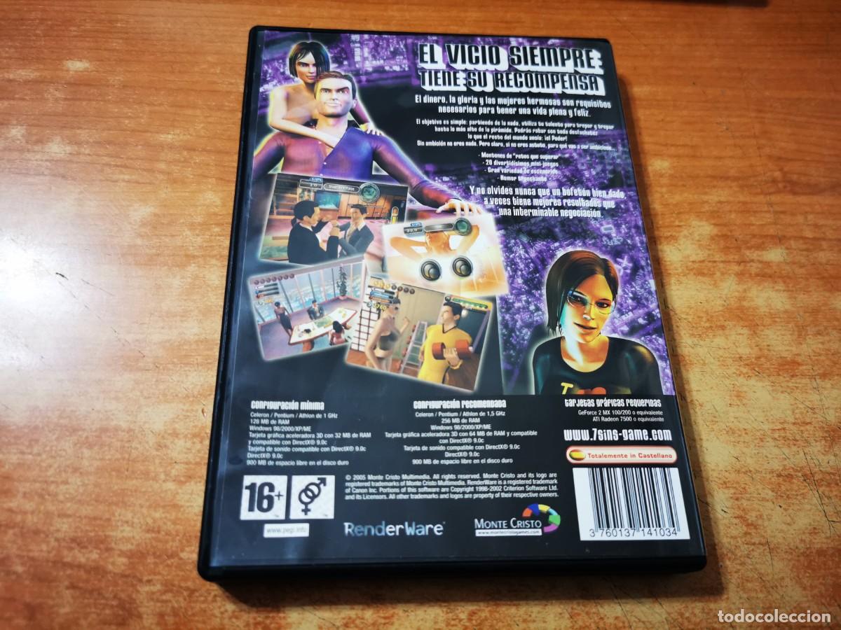 Videojuegos y consolas: 7 SINS PC CD-ROM JUEGO EN ESPA&Ntilde;OL DEL A&Ntilde;O 2005 - Foto 3