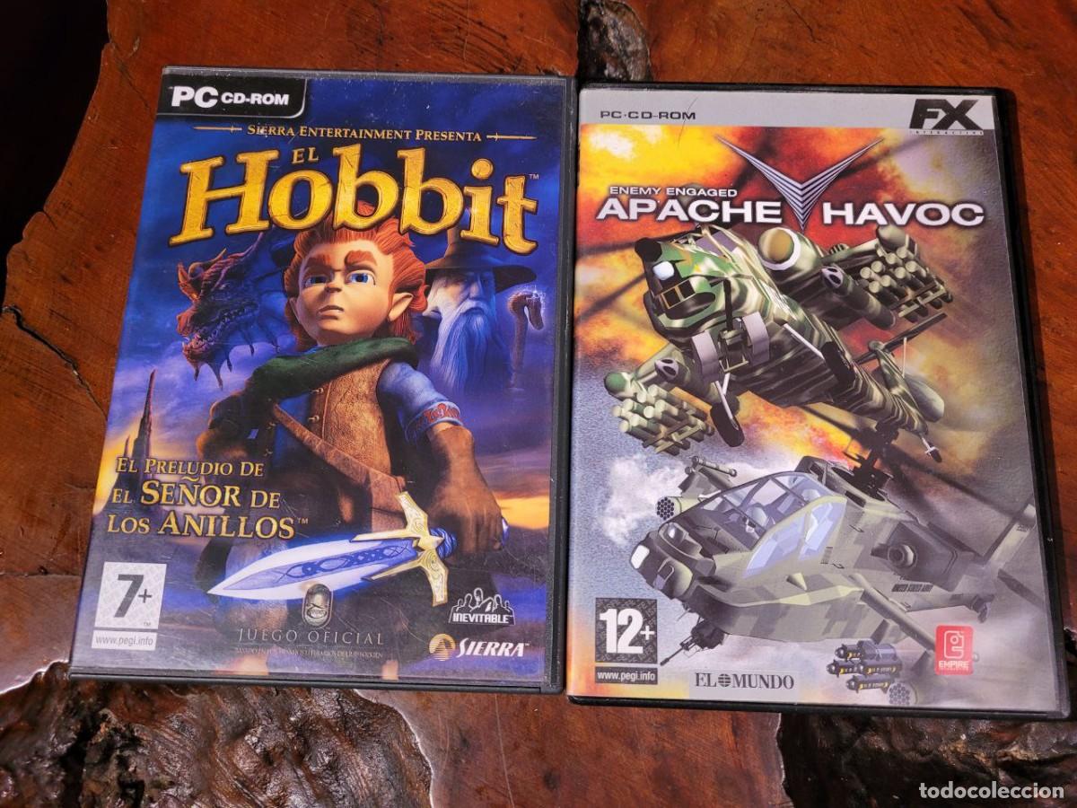 Videojuegos y consolas: 2 PC CD-ROM APACHE HAVOC Y EL HOBBIT - Foto 1