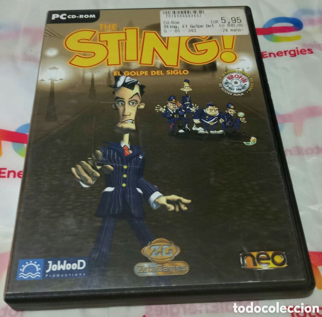 Videojuegos y consolas: The sting el golpe del siglo PC CD ROM - Foto 1