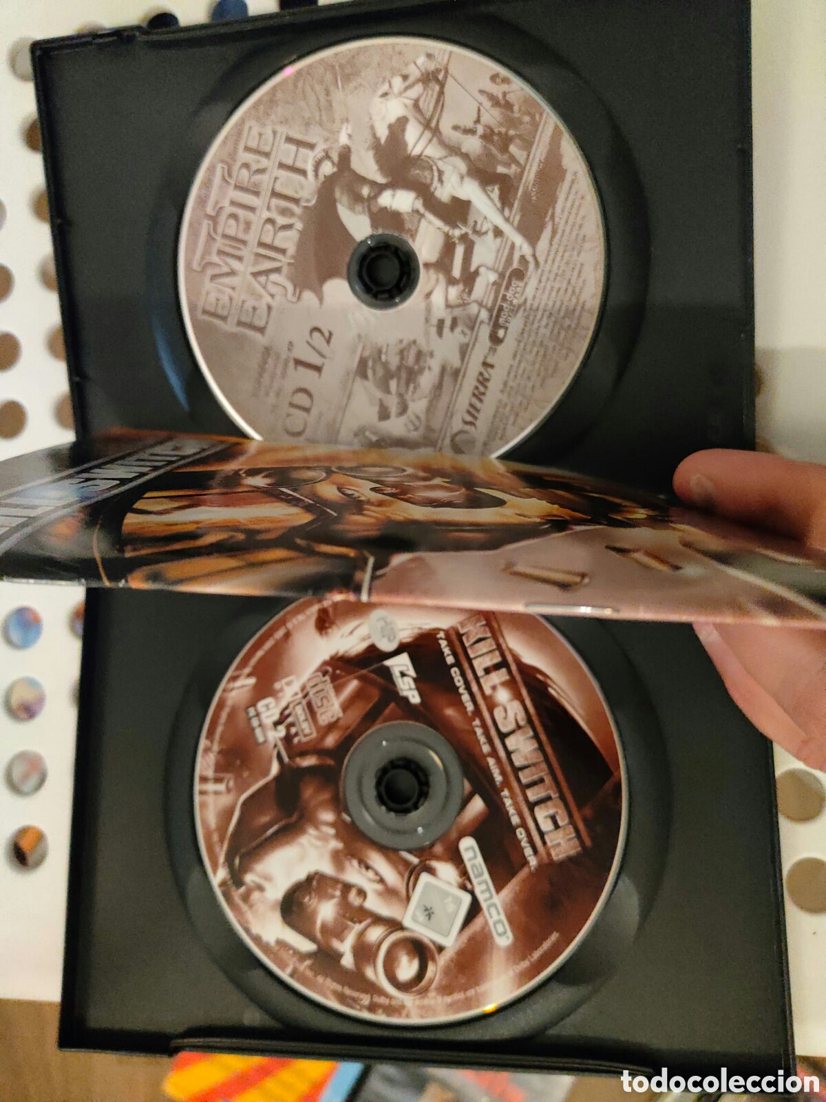 Videojuegos y consolas: Kill switch PC CD ROM disco 2 + disco 1 Empire Earth - Foto 2