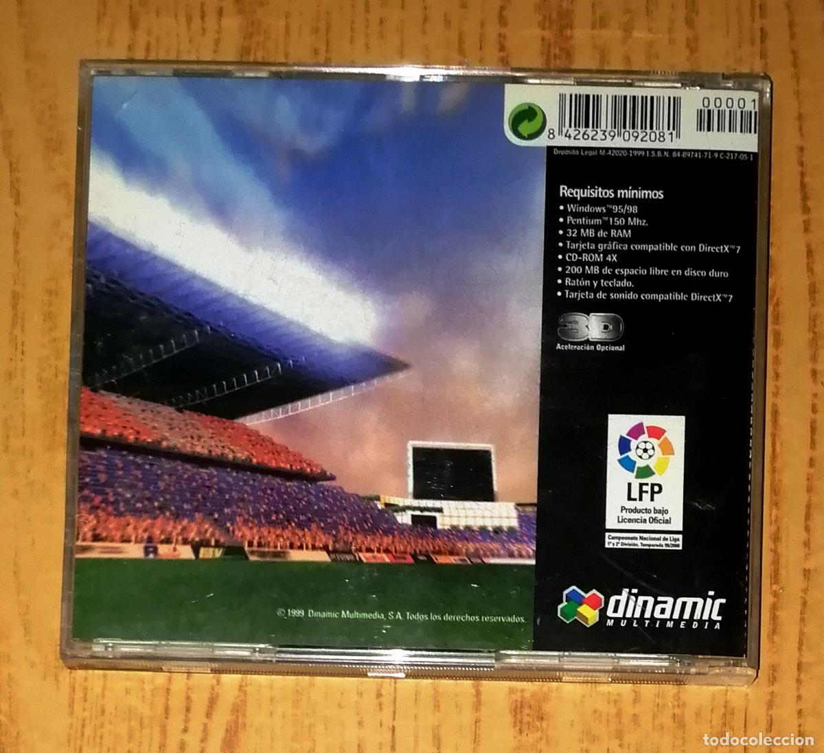 Videojuegos y consolas: PC CD-ROM. PC F&Uacute;TBOL 2000. - Dinamic Multimedia, 1999 - Foto 3