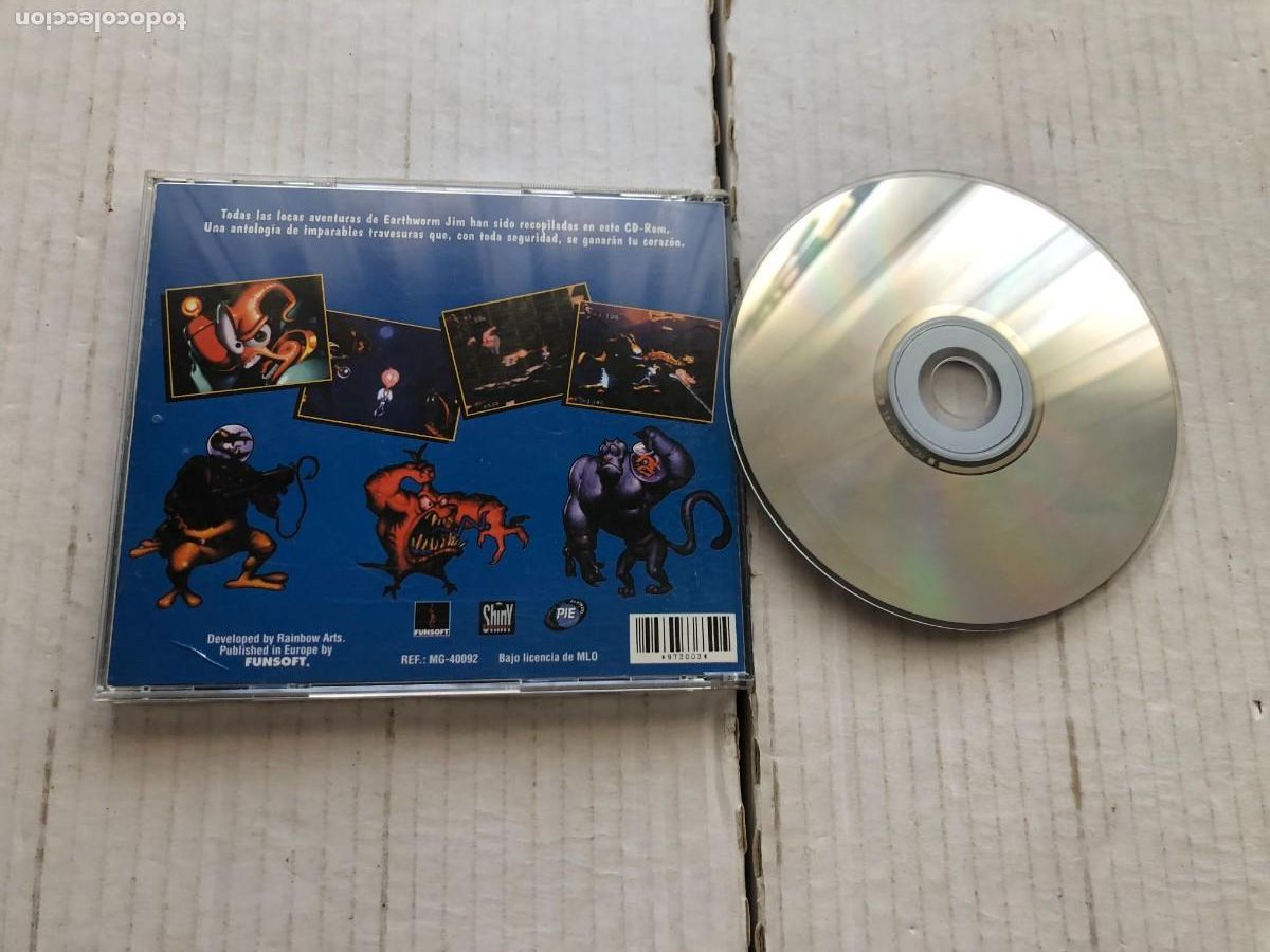 Videojuegos y consolas: EARTH WORM JIM - PC CD ROM KREATEN - Foto 2