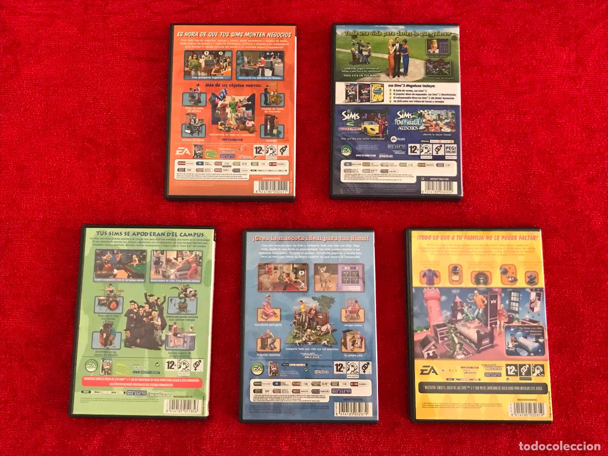Videojuegos y consolas: SIMS 2 - LOTE DE 5 JUEGOS 2008 - Foto 2