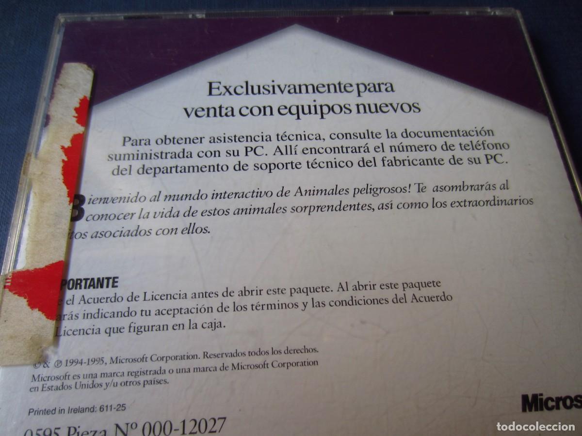 Videojuegos y consolas: Microsoft Animales Peligrosos (PC CD-ROM) - Foto 5