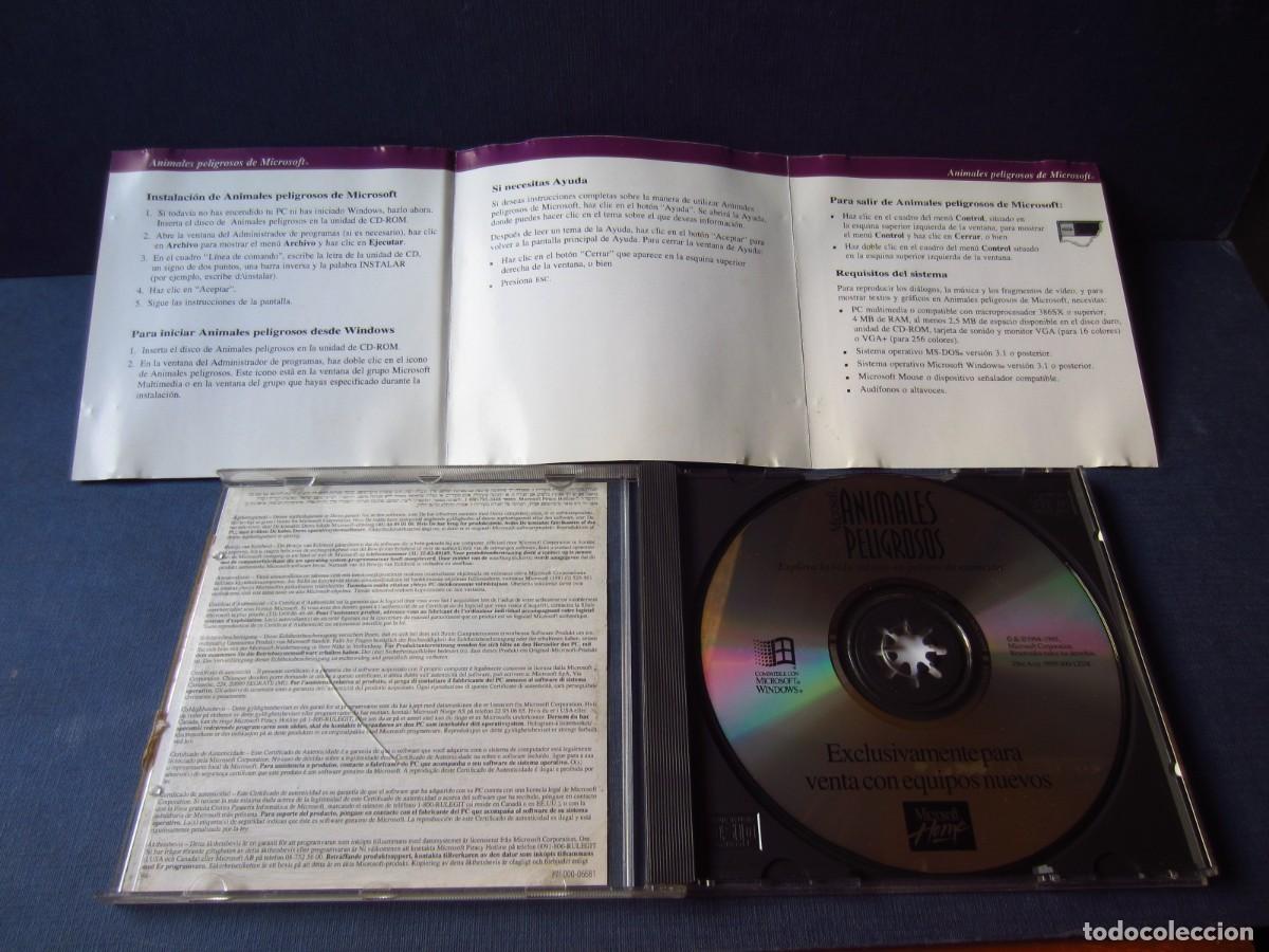 Videojuegos y consolas: Microsoft Animales Peligrosos (PC CD-ROM) - Foto 6