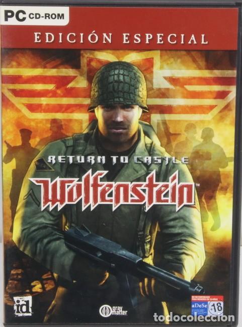 Videojuegos y consolas: Juego PC. Wolfnstein. Return to Castle. PC CD Rom Pedido m&iacute;nimo 6 &euro; - Foto 1