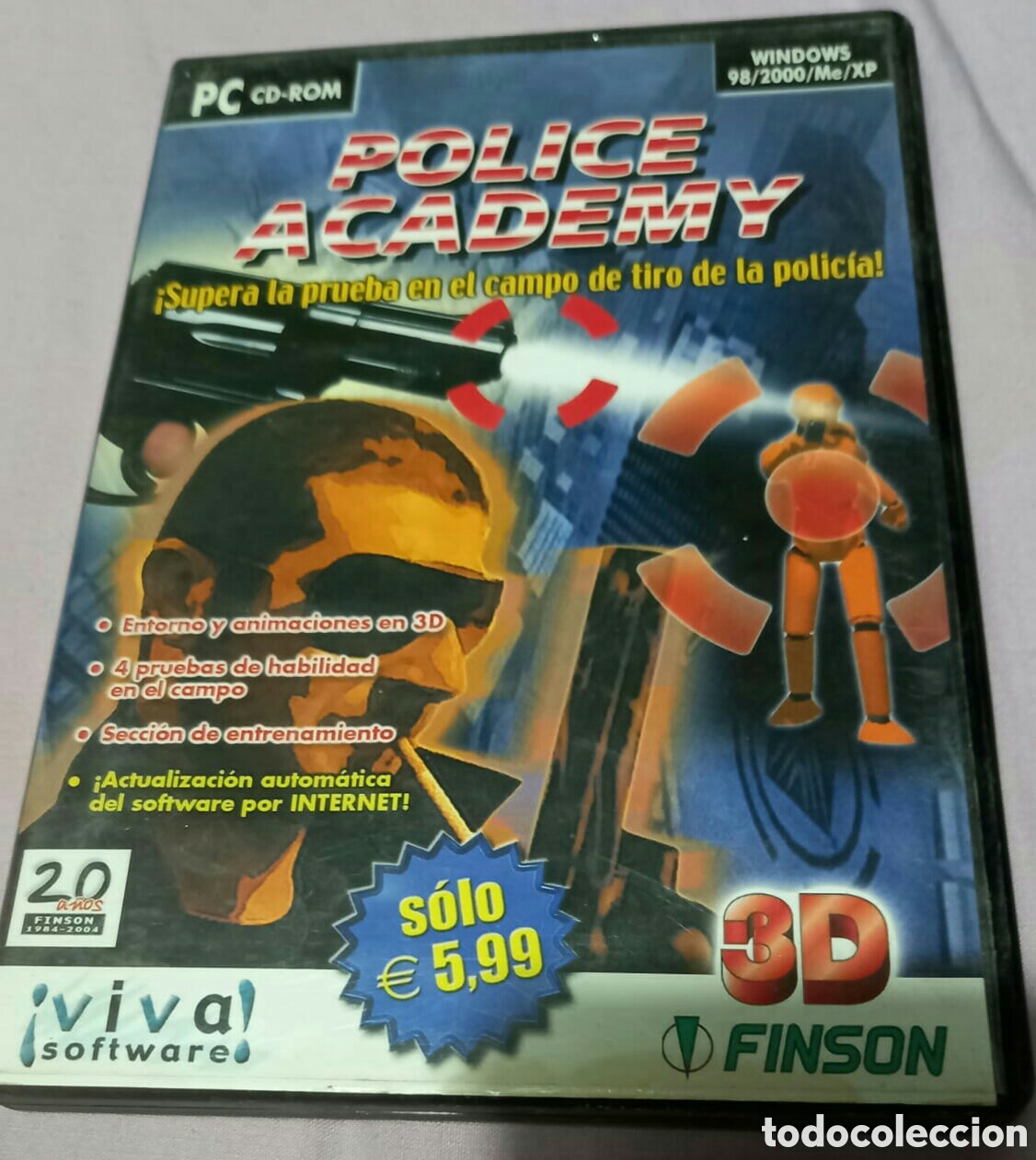 Videojuegos y consolas: Police academy PC CD ROM - Foto 1