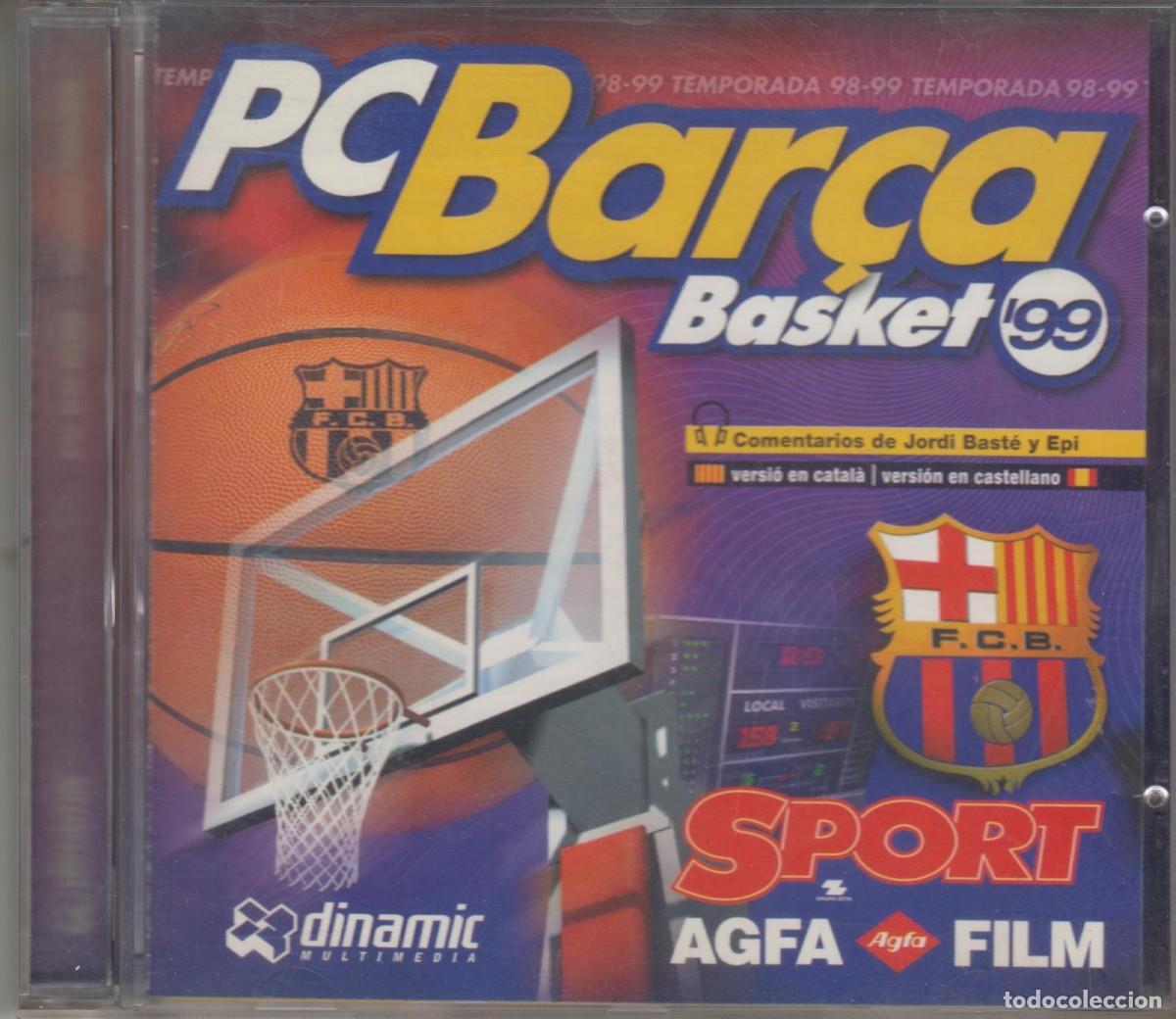Videojuegos y consolas: Videojuego PC Bar&ccedil;a Basket 99 cd-rom Dinamic - Foto 1