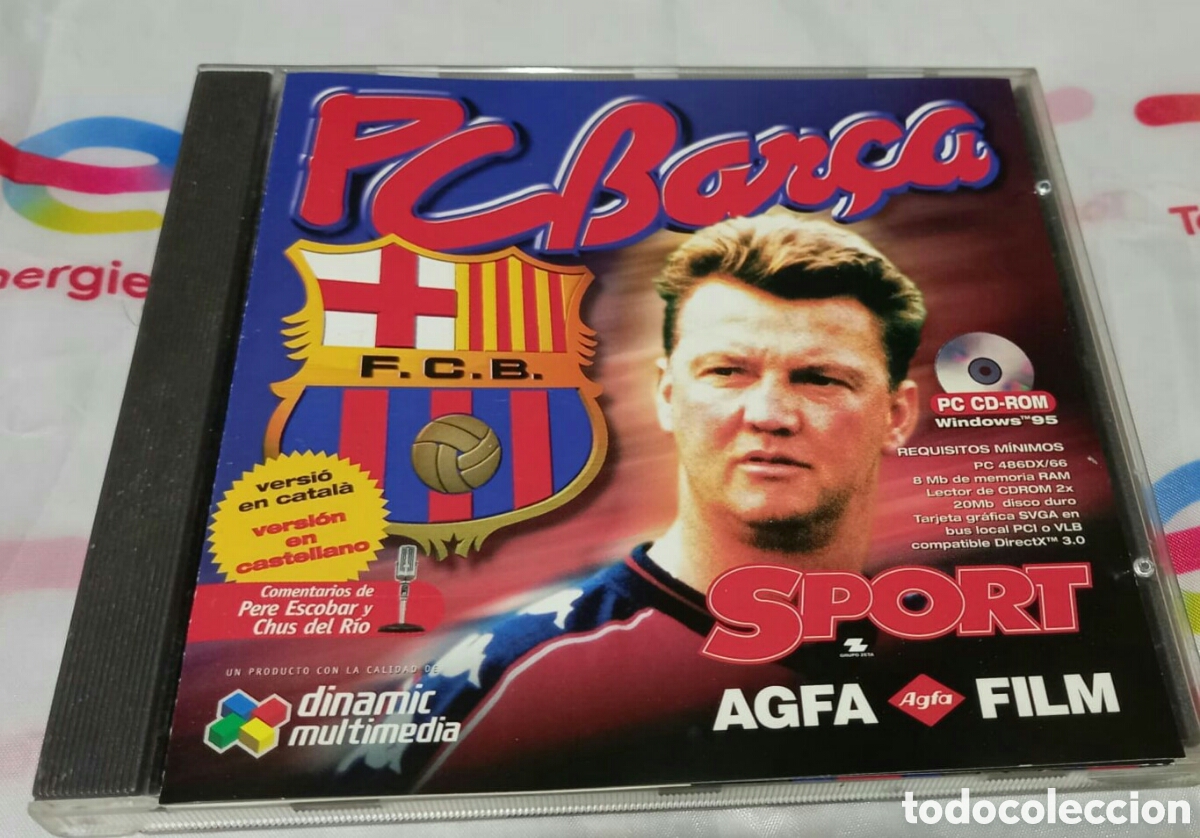 Videojuegos y consolas: PC Bar&ccedil;a CD ROM agfa sport - Foto 1