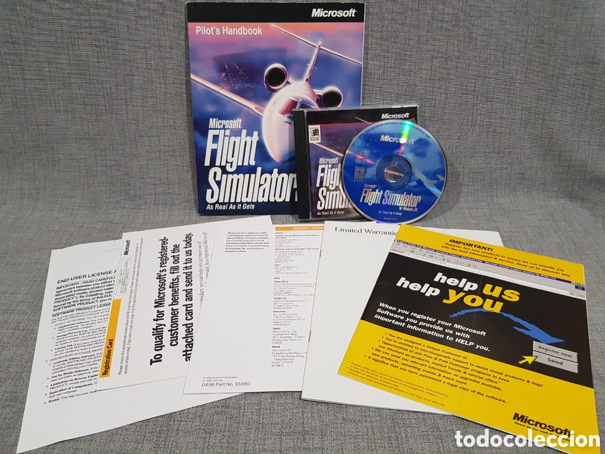 Videojuegos y consolas: MICROSOFT FLIGHT SIMULATOR PARA WINDOWS 95 VERSION 6.0 - Foto 1