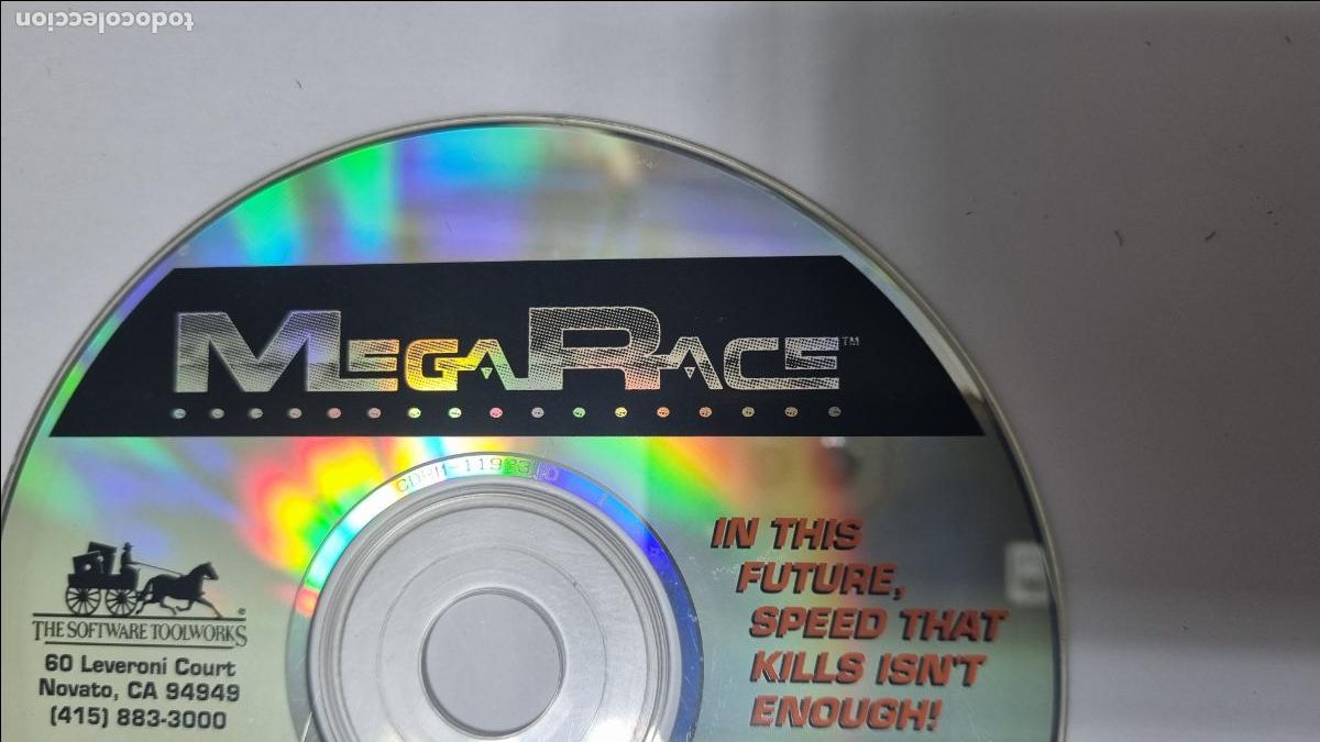 Videojuegos y consolas: Juego de PC/CD MegaRace, The Software Toolworks, 1993 - Foto 3
