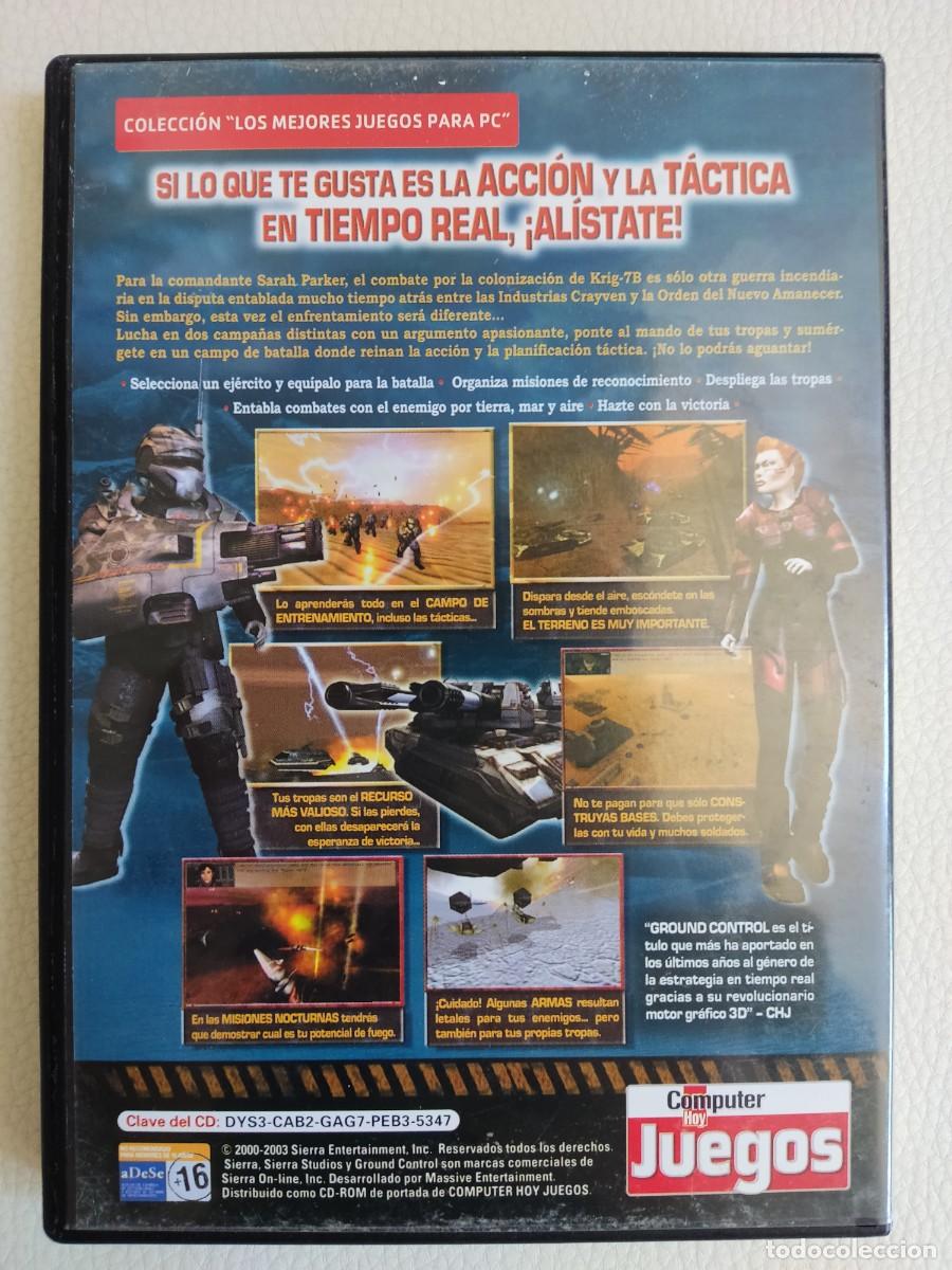Videojuegos y consolas: Ground Control PC Game juego - Foto 2