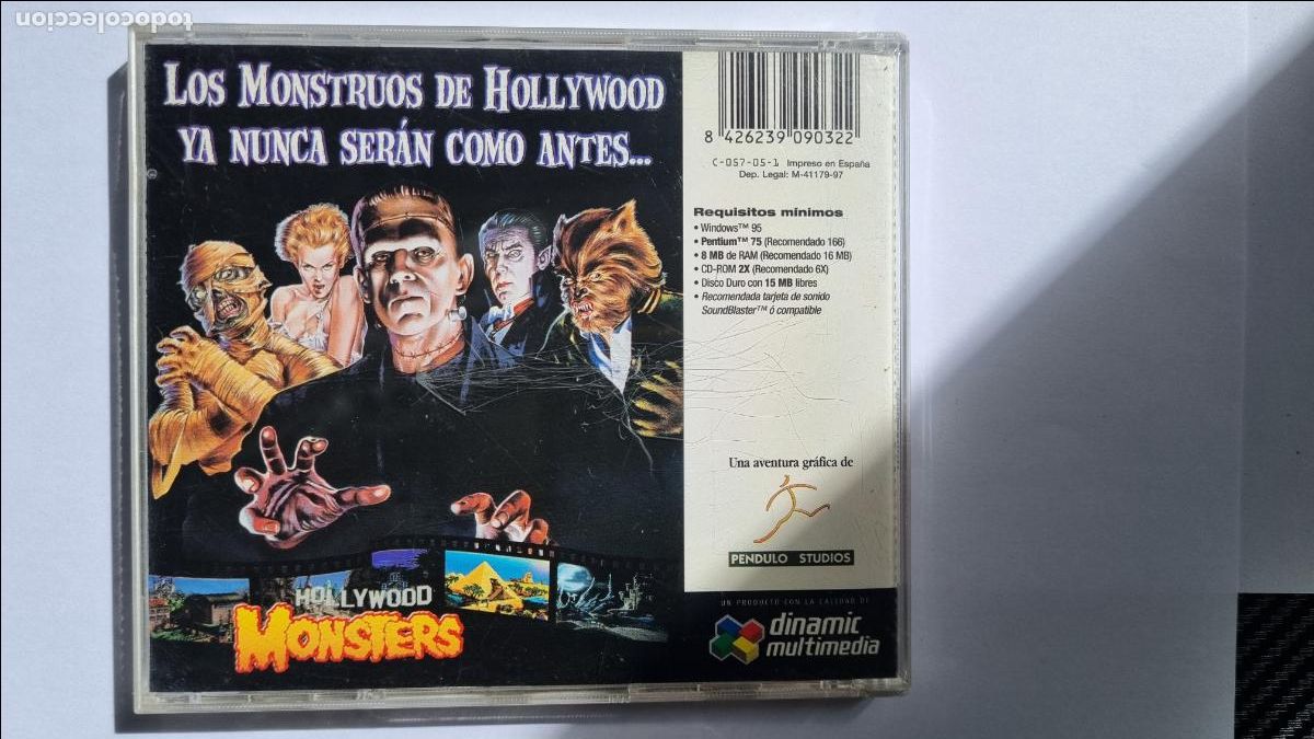 Videojuegos y consolas: Hollywood Monsters, 1997, Dinamic Multimedia, Pendulo Studios, IGOR LA UNION PC CD ROM - Foto 2