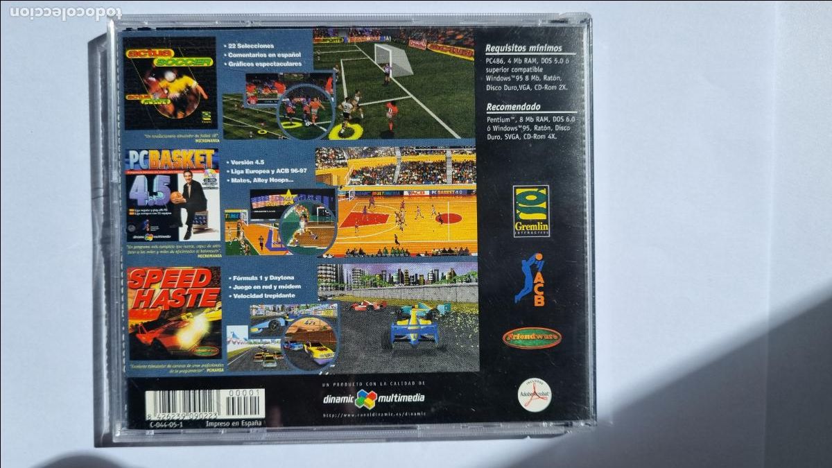 Videojuegos y consolas: VIDEOJUEGO - MULTI SPORTS - DINAMIC MULTIMEDIA - PC DVD-ROM - Foto 2