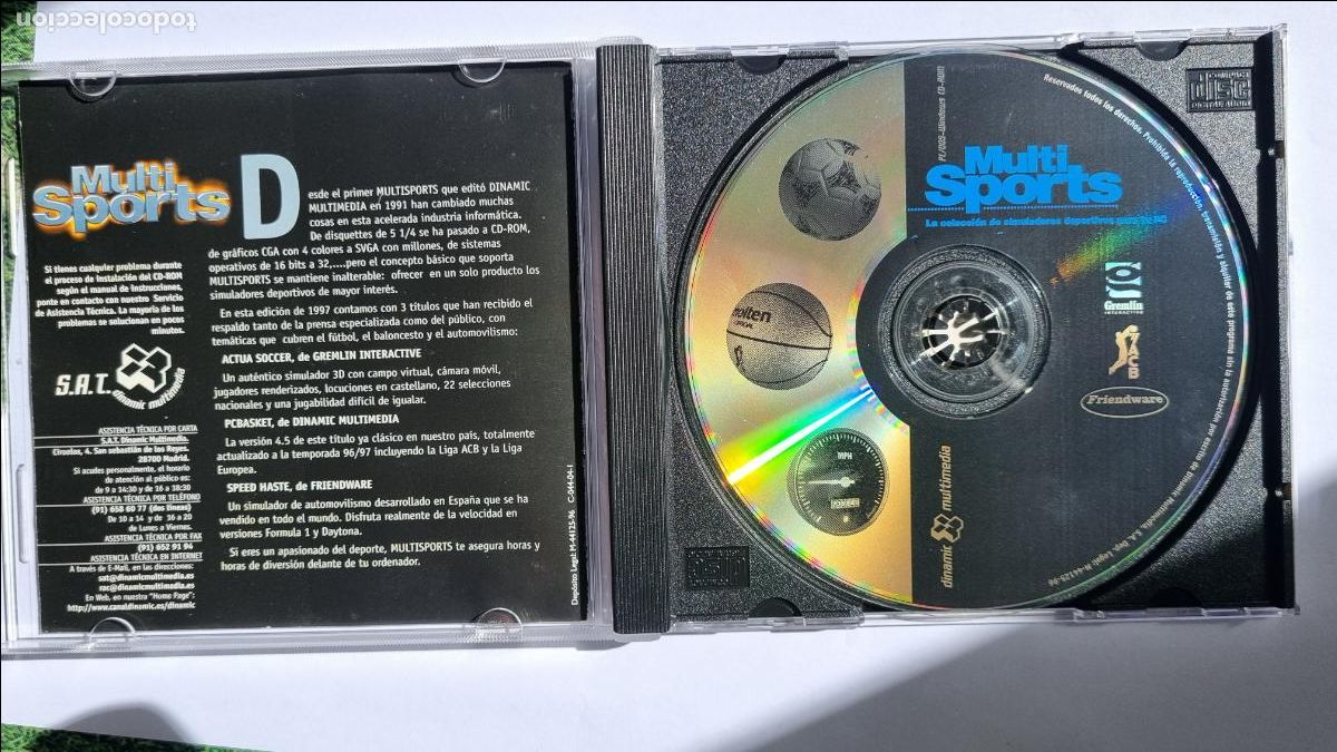 Videojuegos y consolas: VIDEOJUEGO - MULTI SPORTS - DINAMIC MULTIMEDIA - PC DVD-ROM - Foto 3