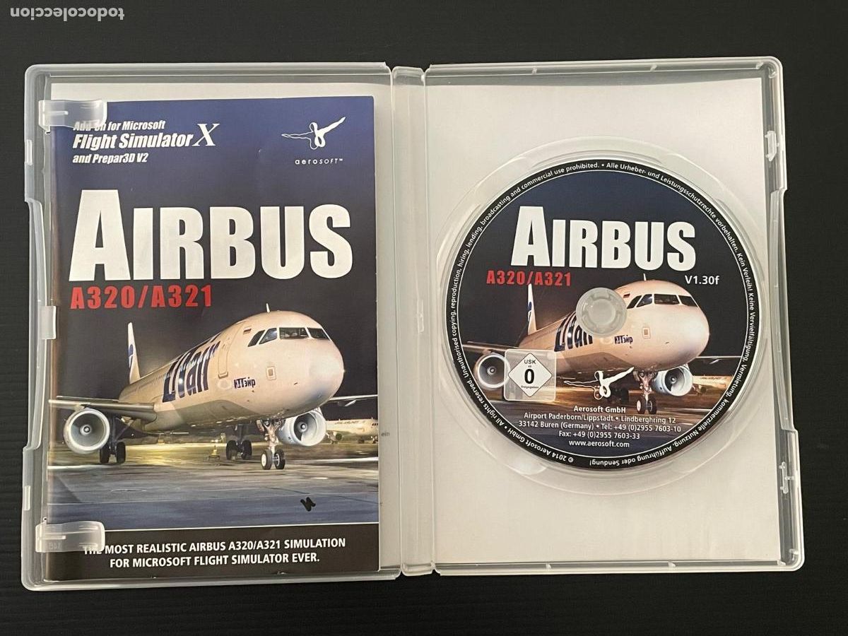 Videojuegos y consolas: AIBUS A320/A321 FLIGHT SIMULATOR - PC - Foto 2