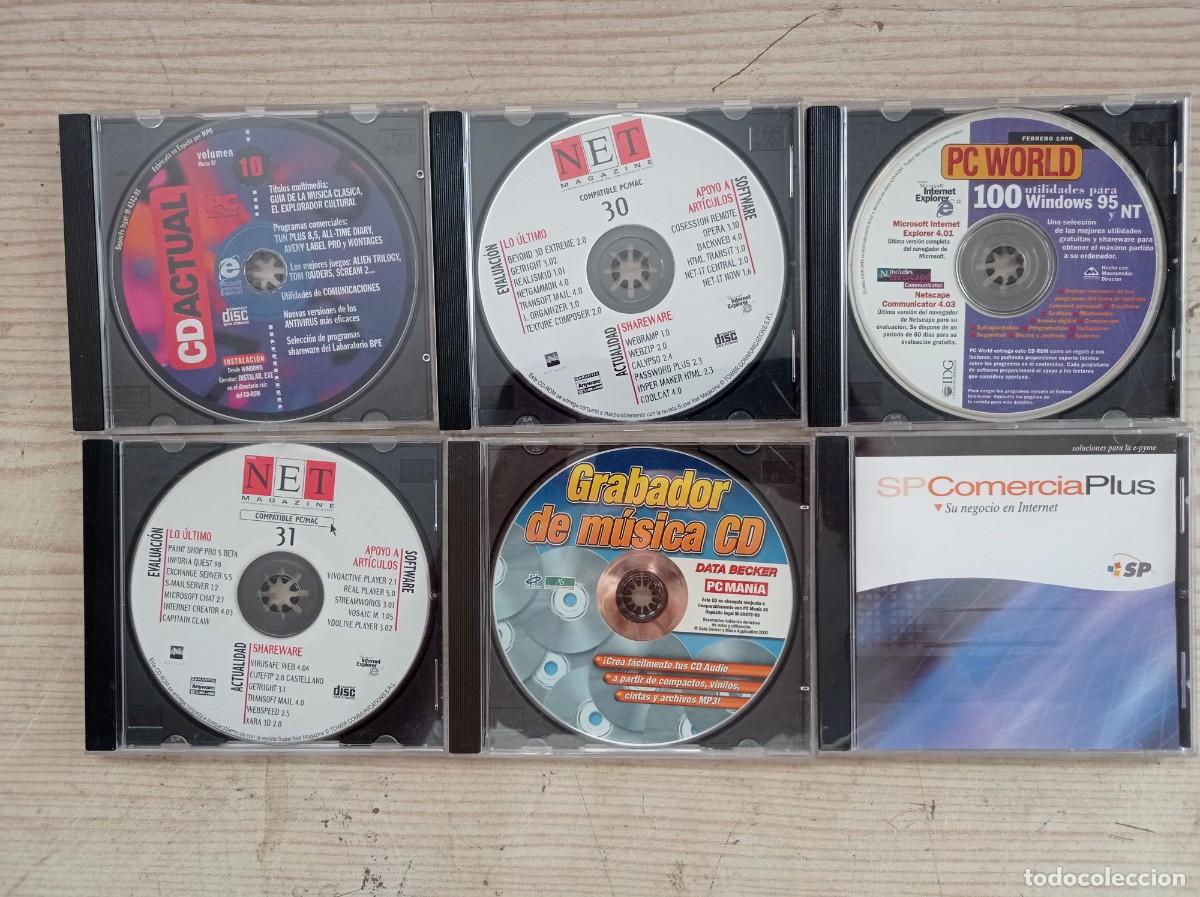 Videojuegos y consolas: Lote 24 Programas Revista PC - Foto 2