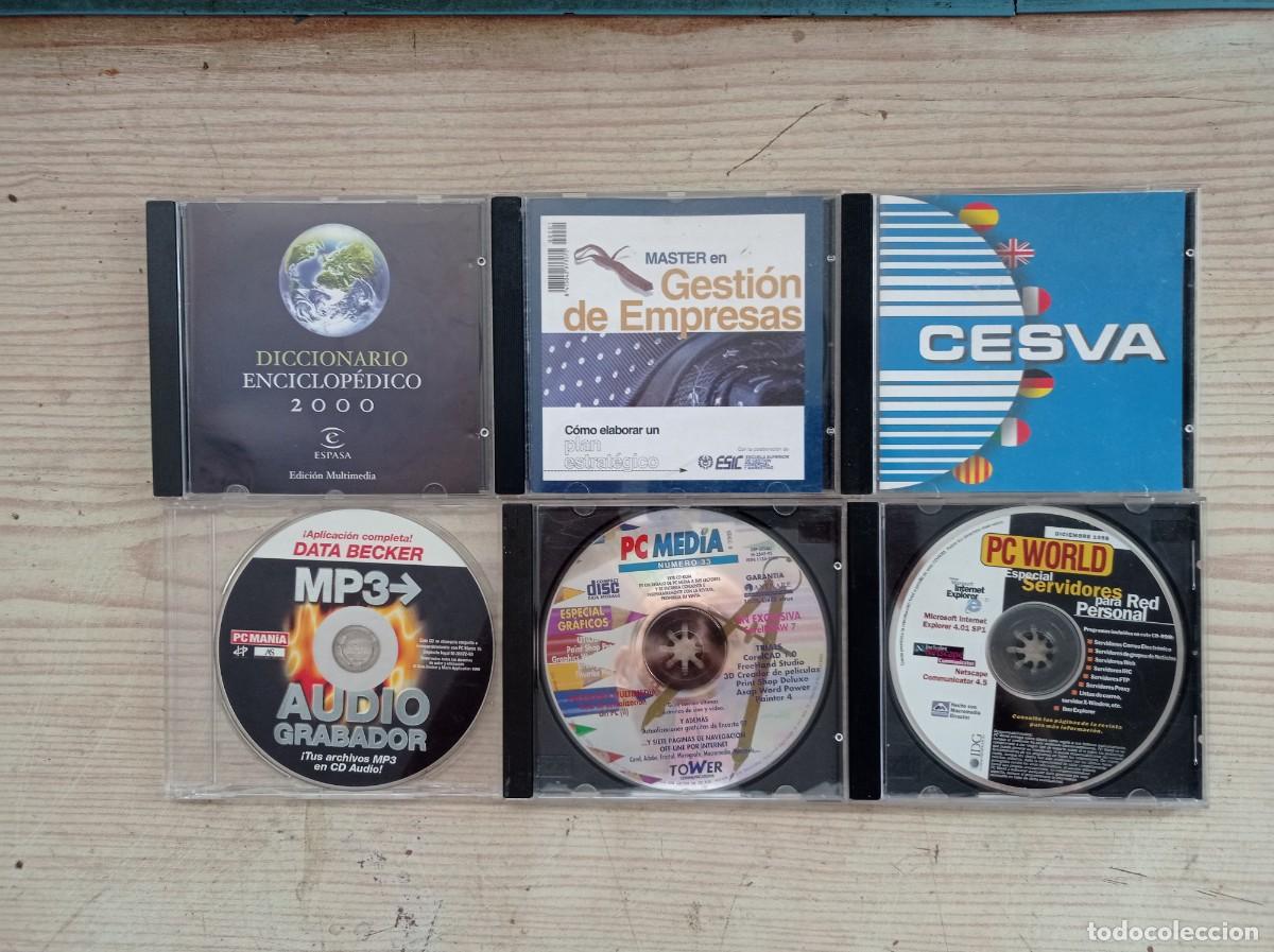 Videojuegos y consolas: Lote 24 Programas Revista PC - Foto 3