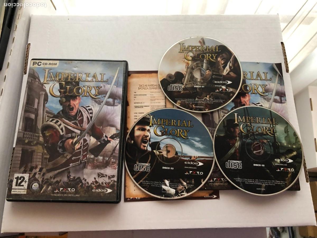 Videojuegos y consolas: IMPERIAL GLORY- 3 CDS PC CD ROM KRATEN - Foto 1