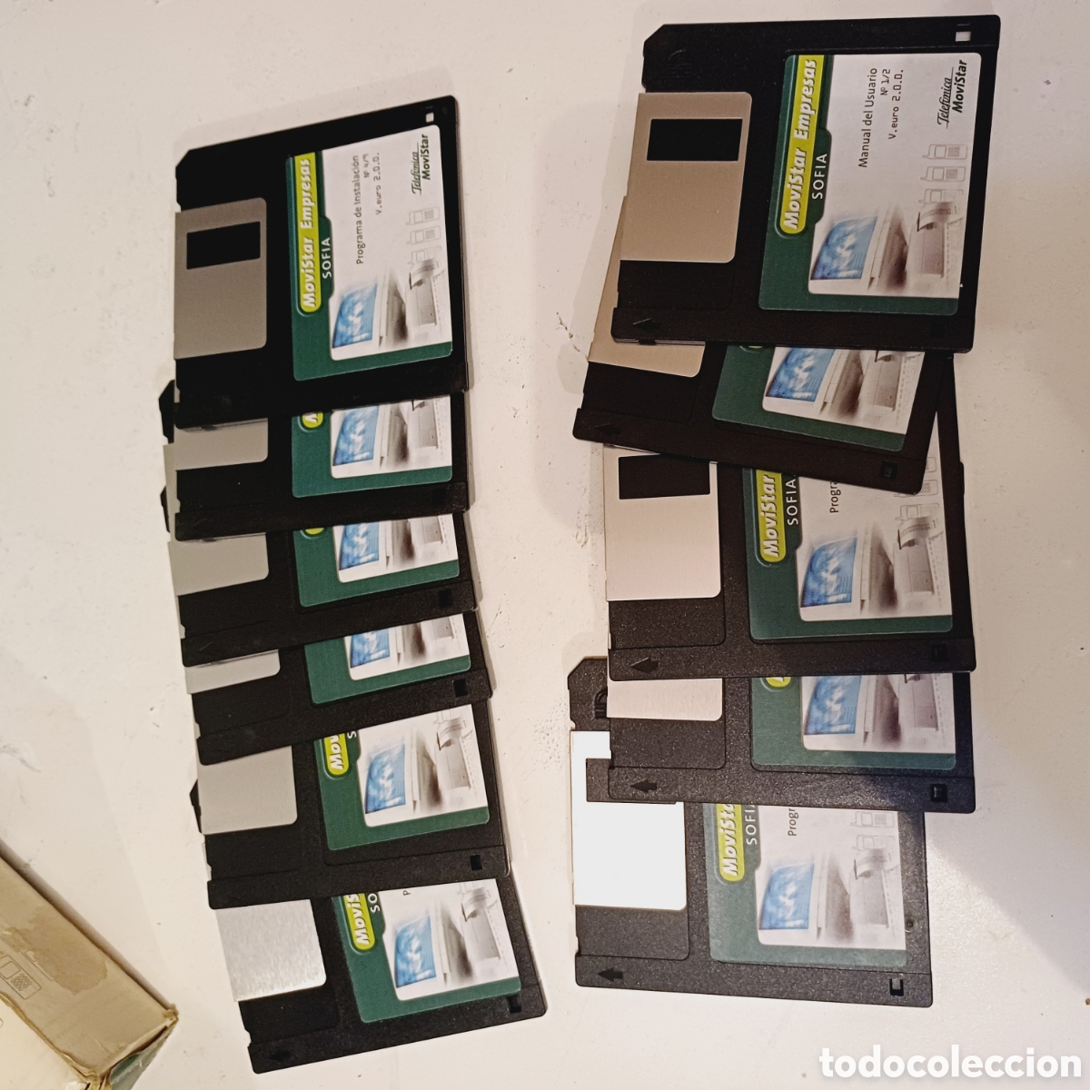 Videojuegos y consolas: Software programa w95 Comunicaciones SOFIA Movistar empresas a&ntilde;os 90 con 11 diskettes 3,5&rdquo; completo - Foto 4