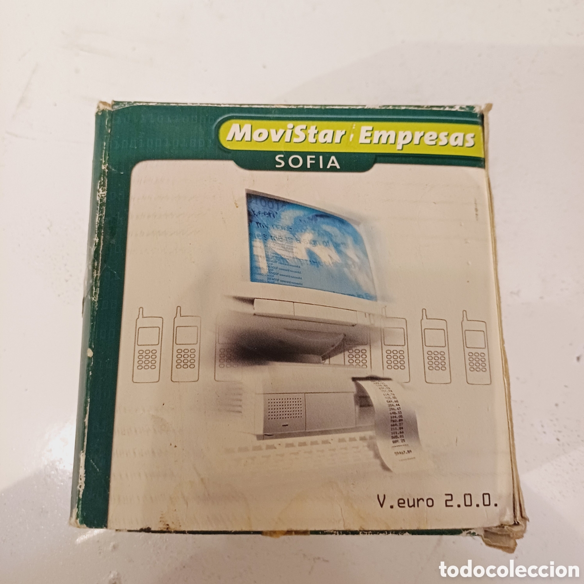 Videojuegos y consolas: Software programa w95 Comunicaciones SOFIA Movistar empresas a&ntilde;os 90 con 11 diskettes 3,5&rdquo; completo - Foto 1