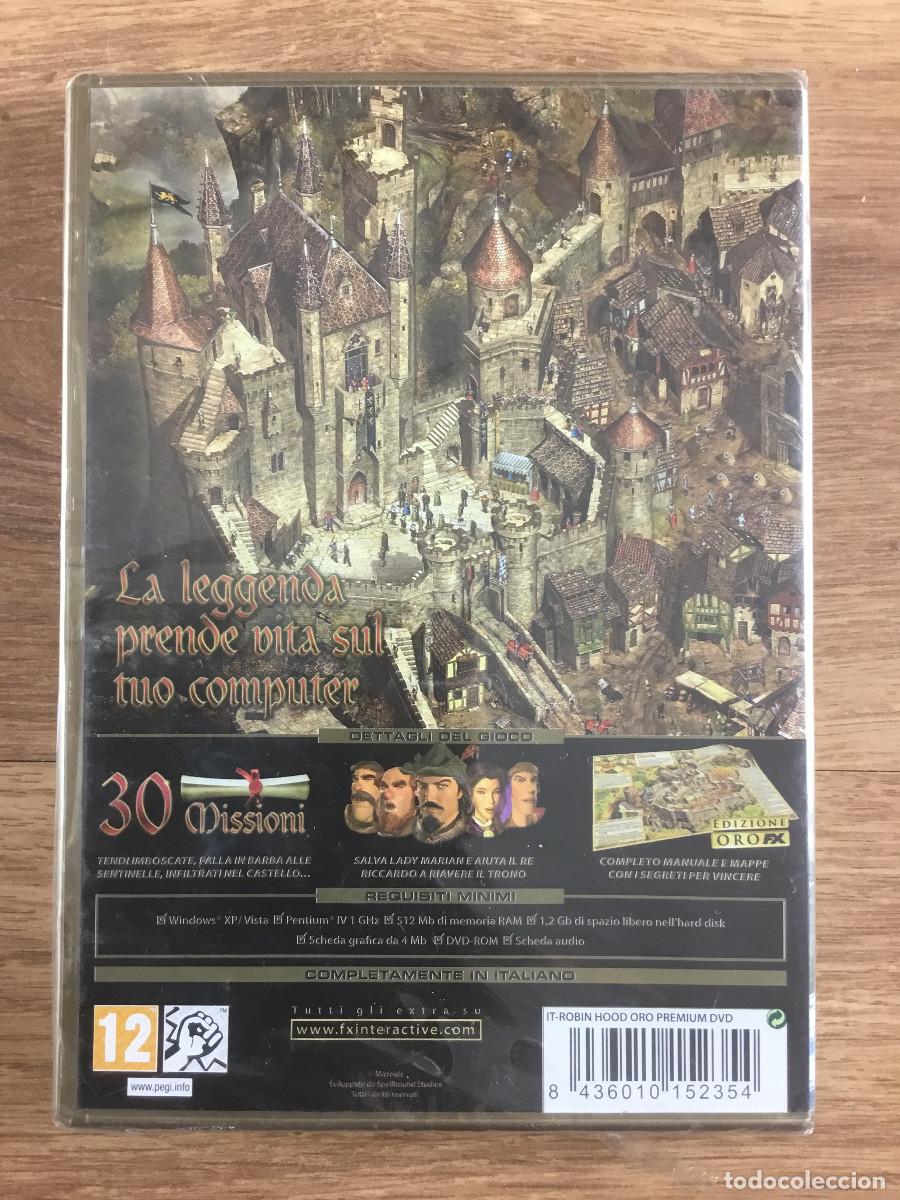 Videojuegos y consolas: ROBIN HOOD PC DVD FX - JUEGO PC PRECINTADO - Foto 2