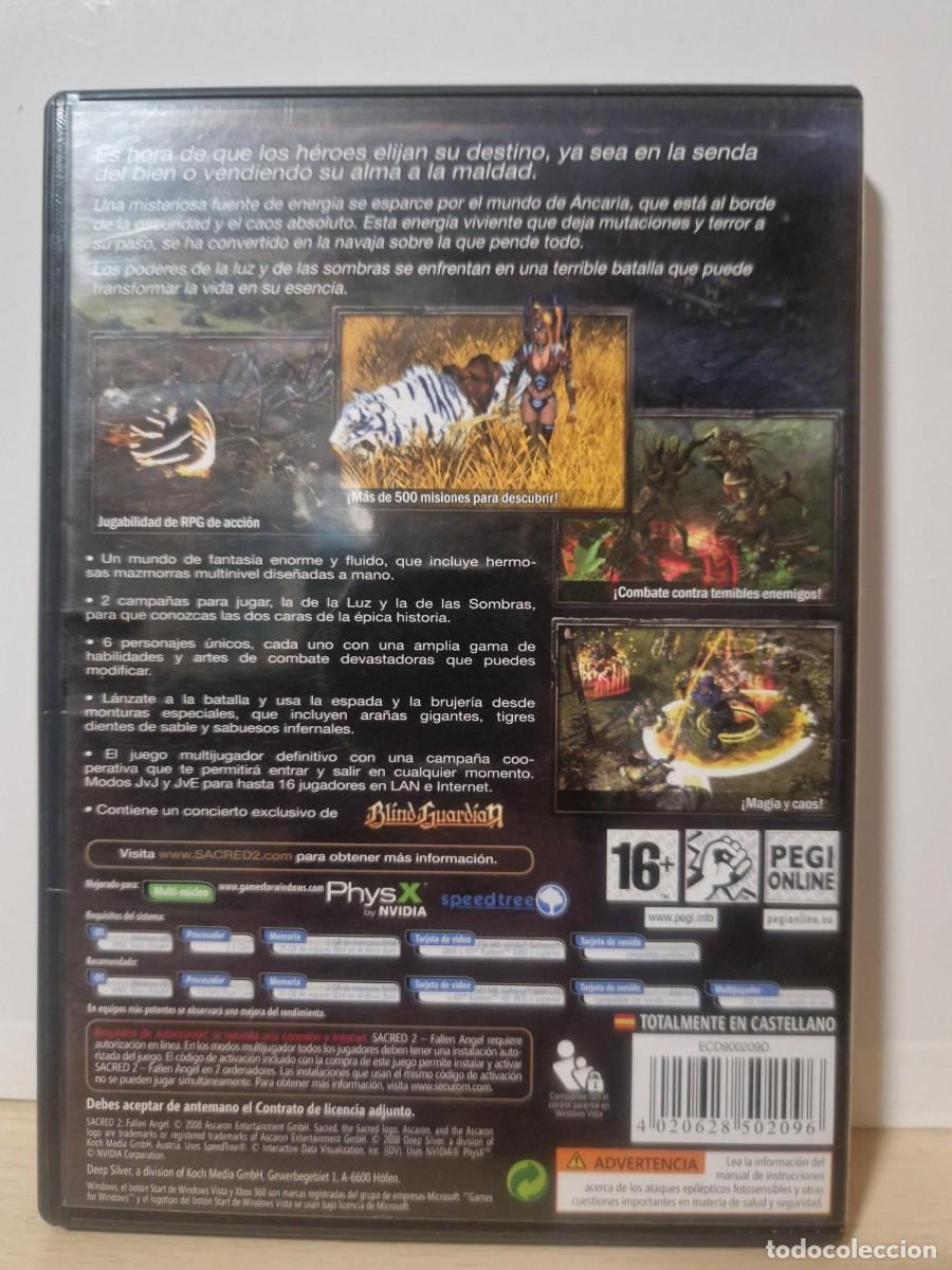 Videojuegos y consolas: Sacred 2 - PC SEMINUEVO - Foto 2