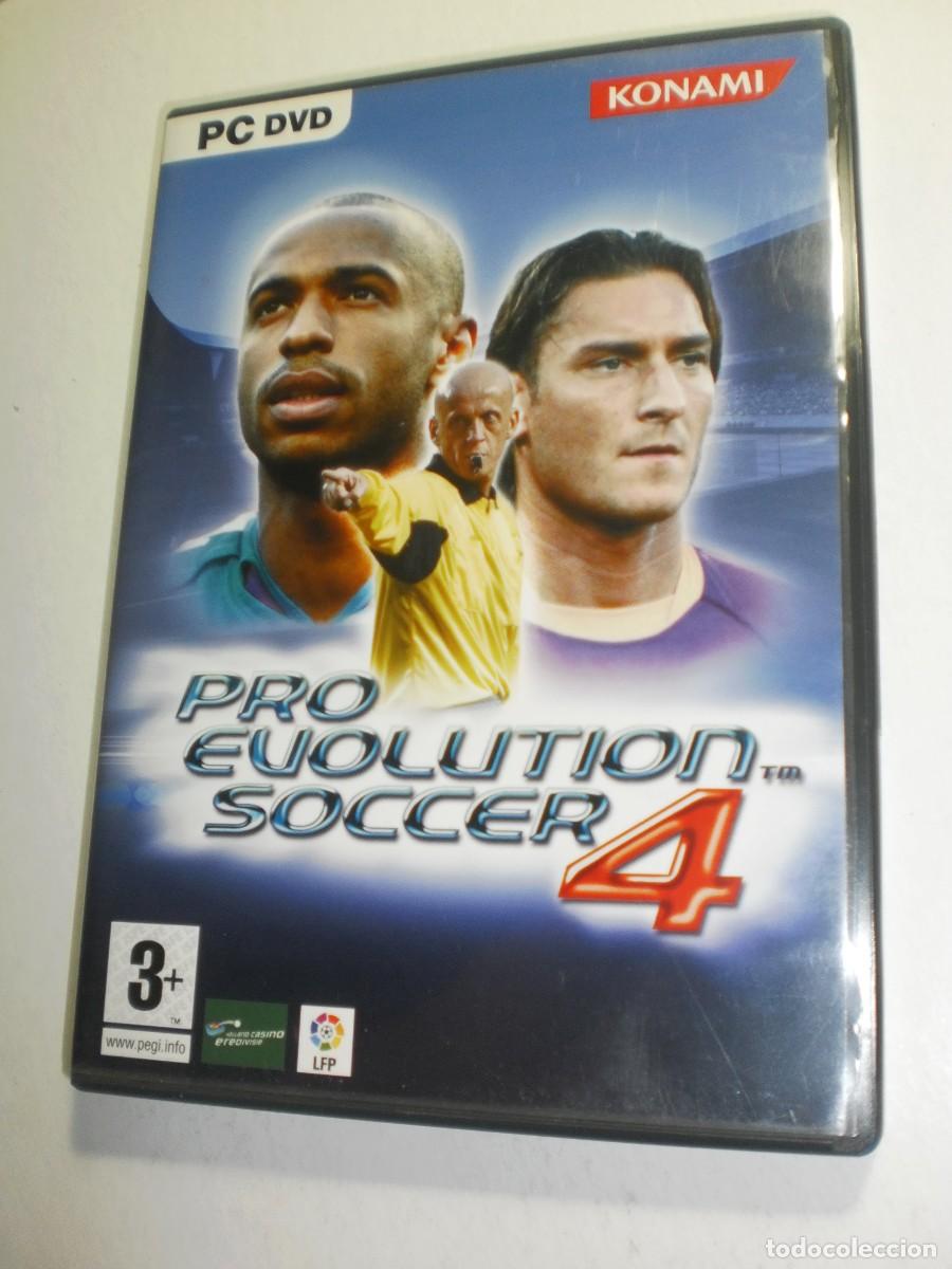 Videojuegos y consolas: pc dvd pro evolution soccer 4. libreto y disco (seminuevo) - Foto 1