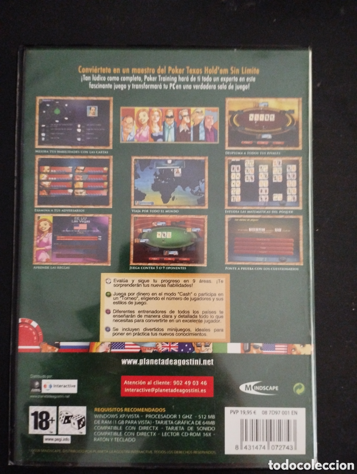 Videojuegos y consolas: Poker Training. Poker Texas Holdem sin l&iacute;mite. PC CD-ROM - Foto 2