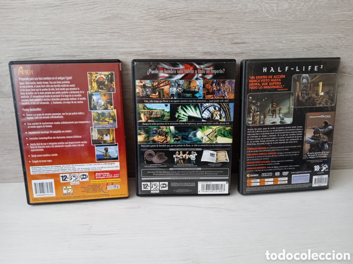 Videojuegos y consolas: Juegos pc half Life 2 ankh y Jack keane - Foto 2