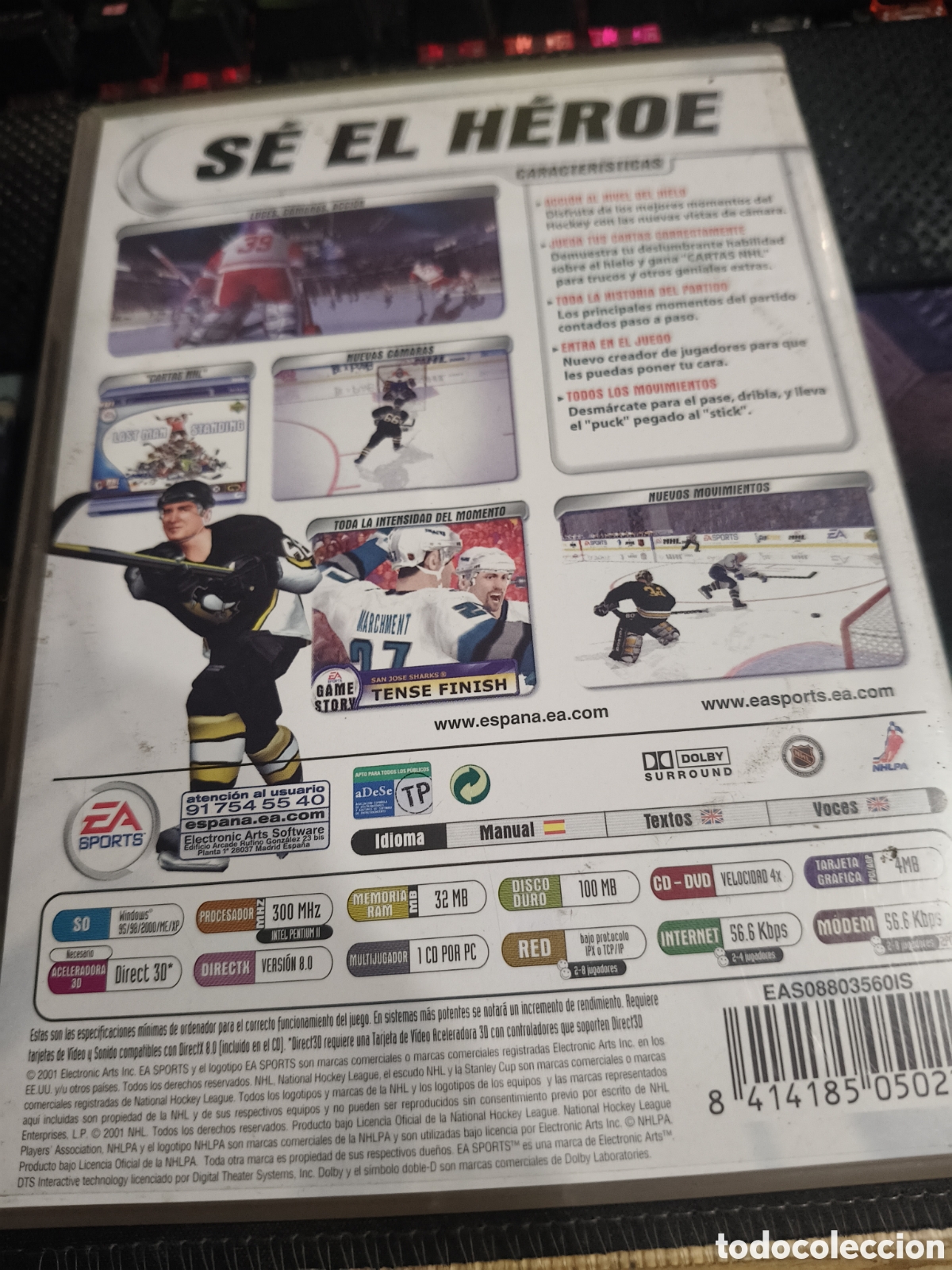 Videojuegos y consolas: Nhl 2002 ---------- Pc - Foto 2