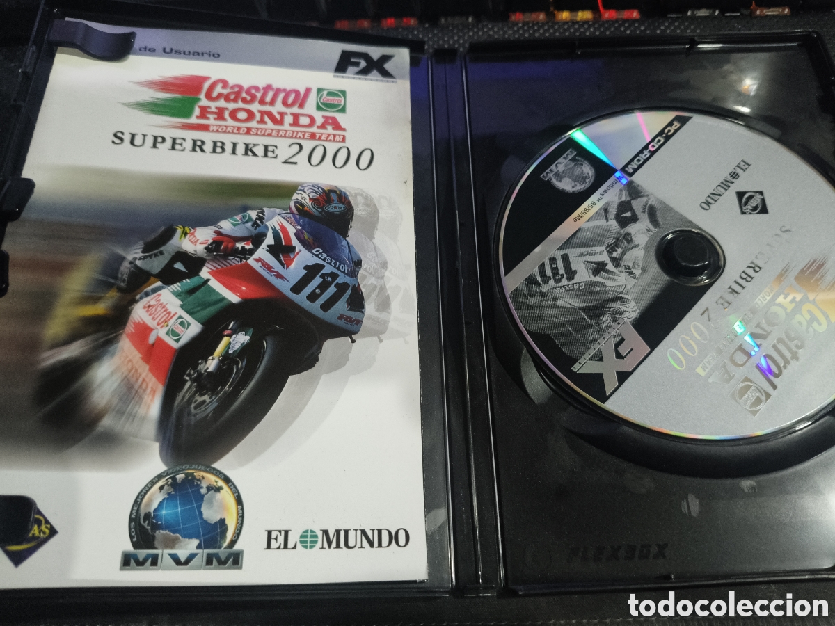 Videojuegos y consolas: Castrol honda superbike 2000 Pc - Foto 3