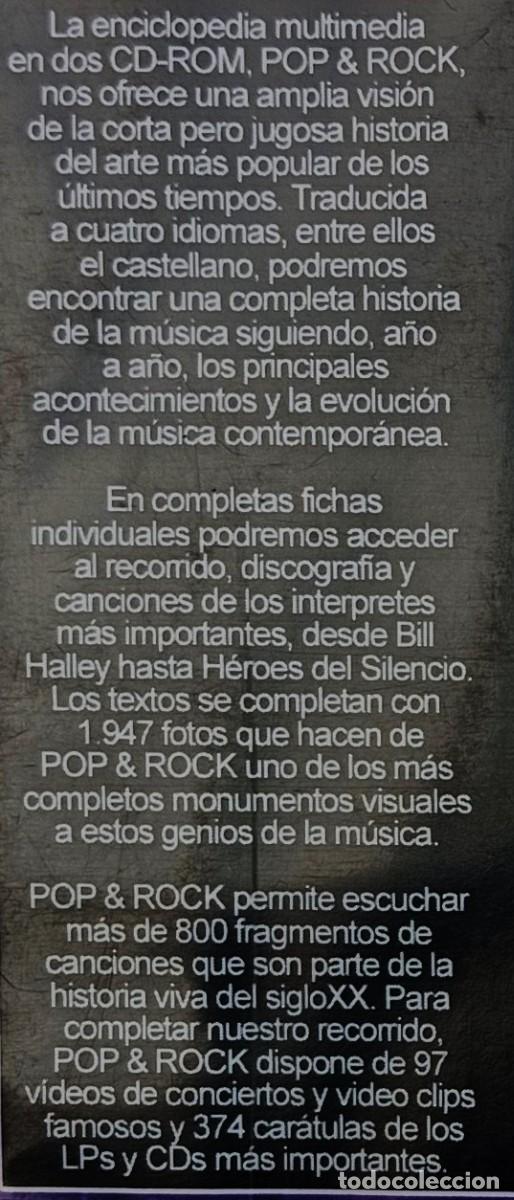 Videojuegos y consolas: POP & ROCK (Enciclopedia multimedia en 2 CD-ROM para PC) - Foto 3