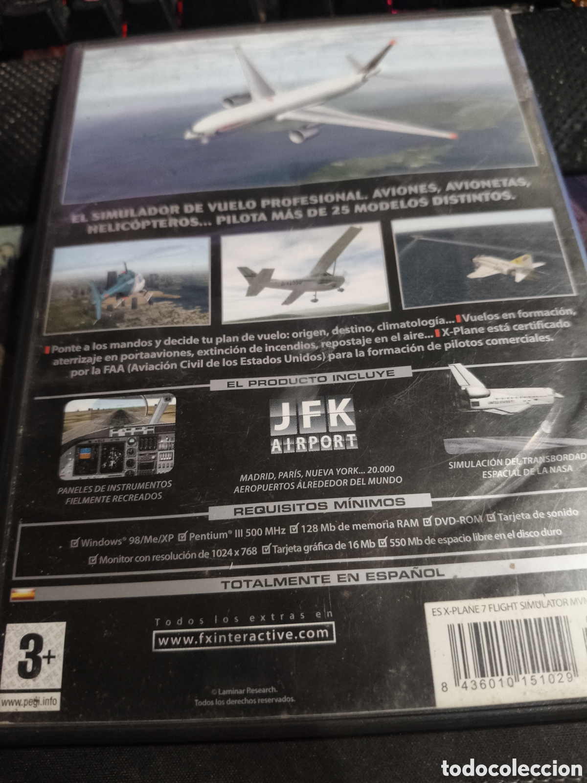 Videojuegos y consolas: X-plane 7 flight simulator Pc - Foto 2