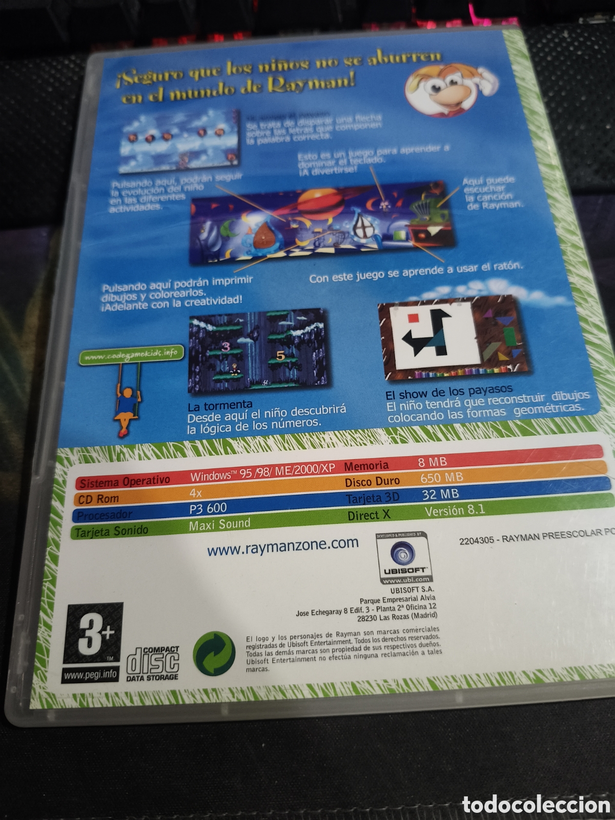 Videojuegos y consolas: Rayman pre-escolar Pc - Foto 2