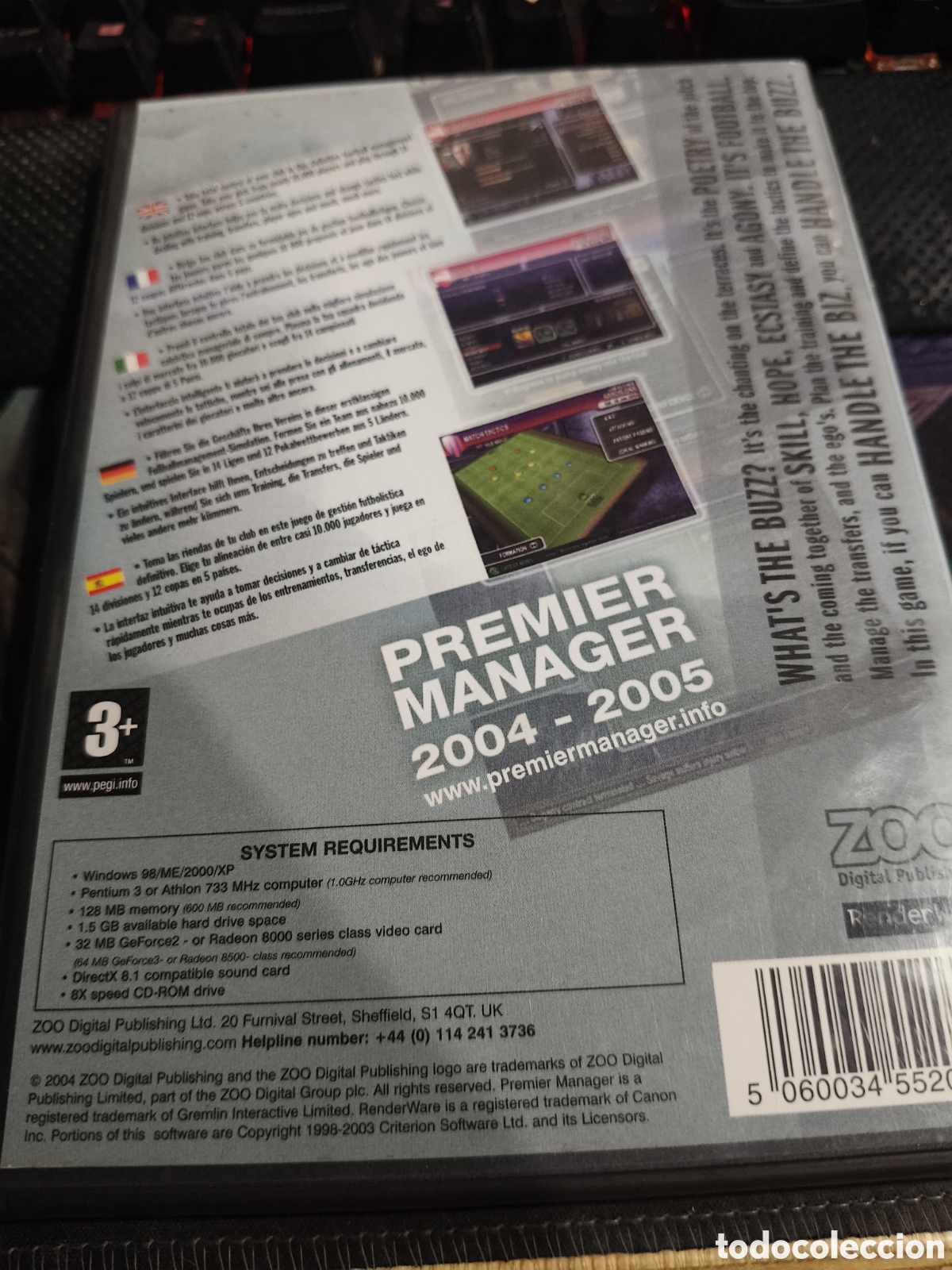 Videojuegos y consolas: Premier manager 2004-2005 Pc - Foto 2