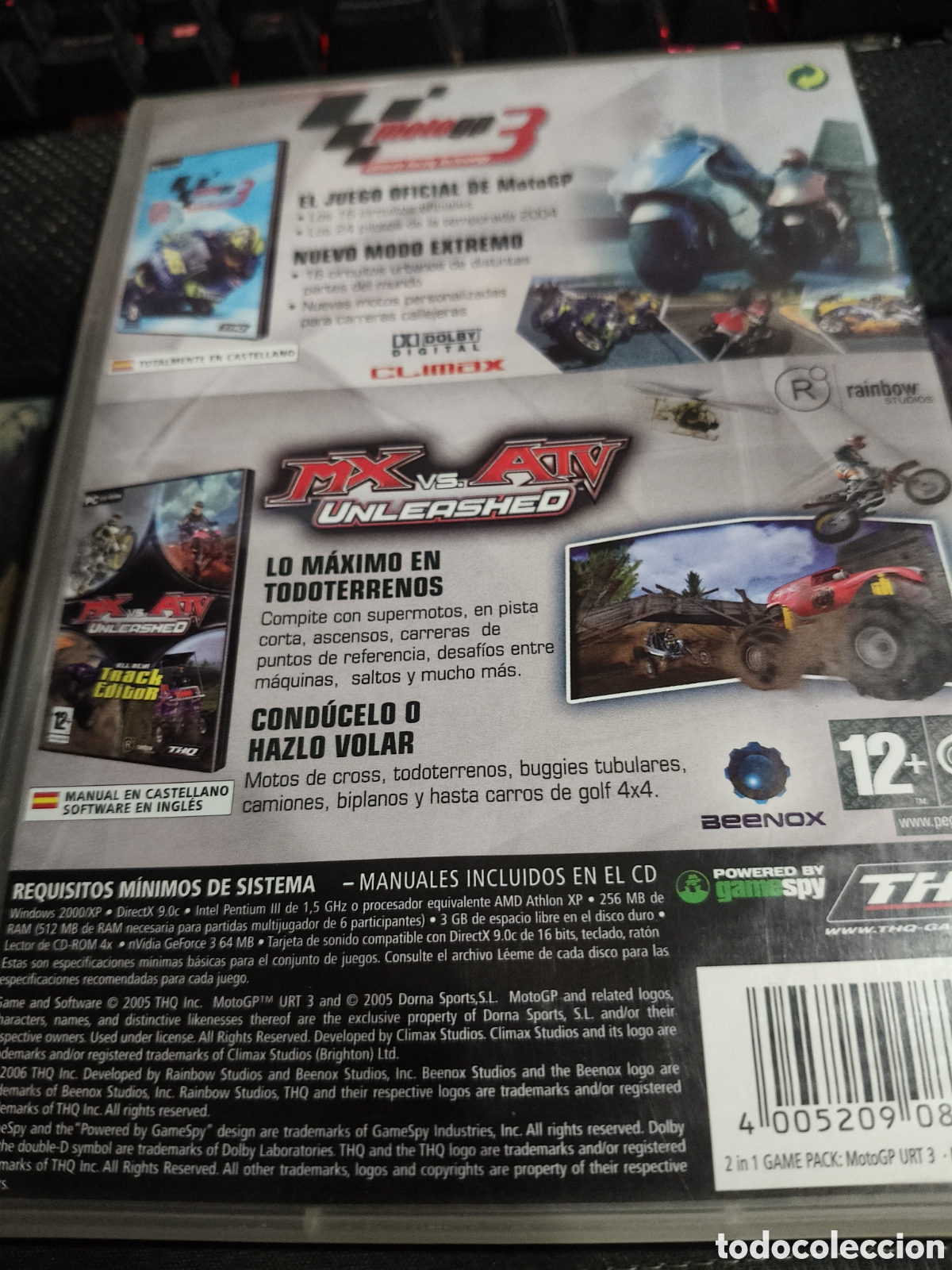 Videojuegos y consolas: Moto GP 3 / mx vs atv unleashed Pc - Foto 2