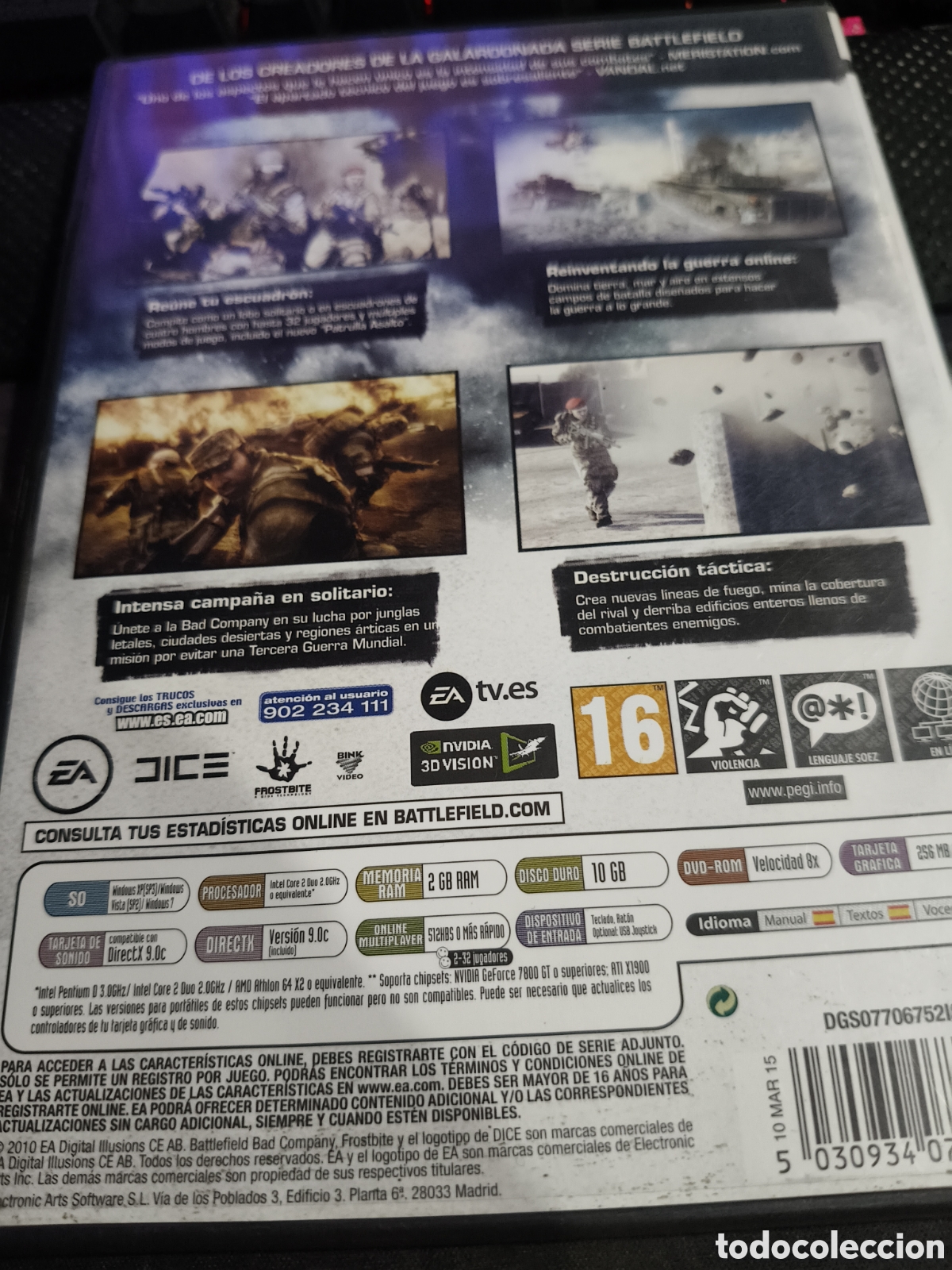 Videojuegos y consolas: Battlefield bad company 2 Pc - Foto 2