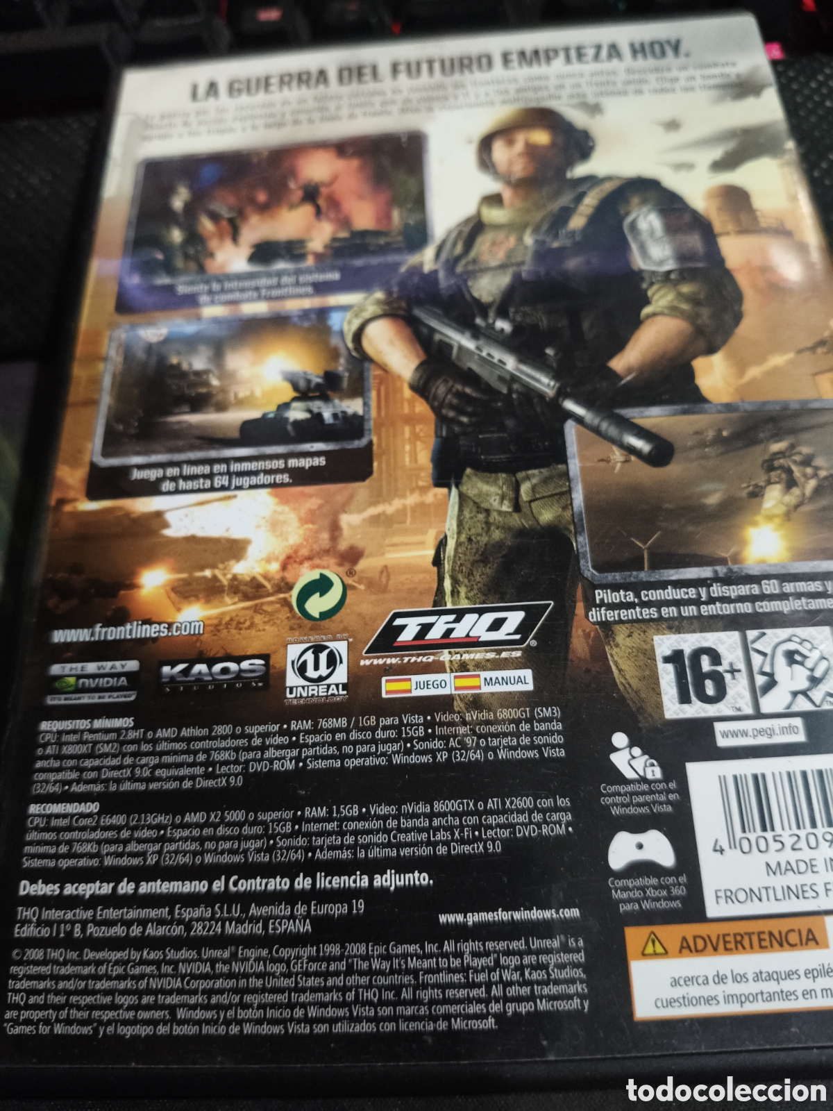 Videojuegos y consolas: Frontlines fuel of war Pc - Foto 2