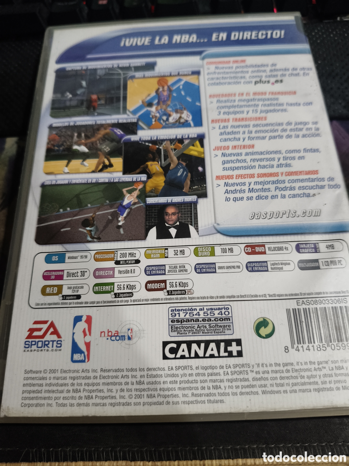 Videojuegos y consolas: Nba live 2001 ----- Pc - Foto 2