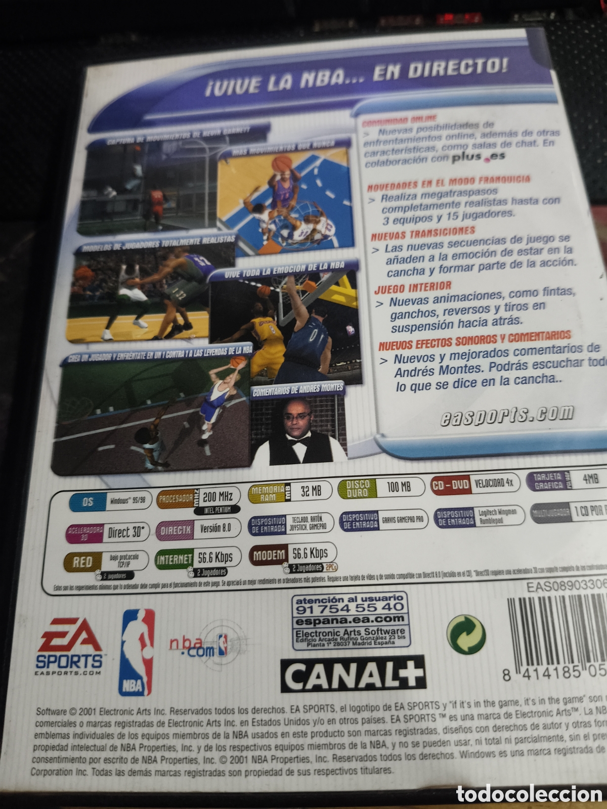 Videojuegos y consolas: Nba live 2001 ----- Pc - Foto 2