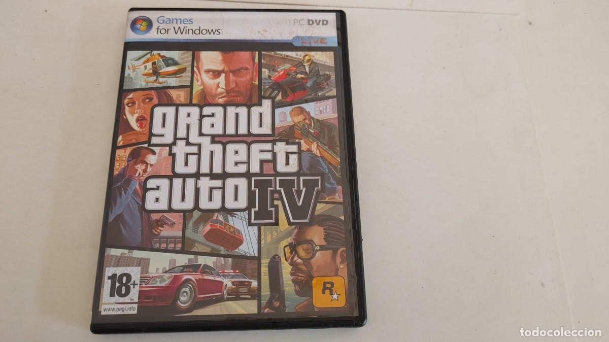 Videojuegos y consolas: GRAND THEFTAUTO IV-PC DVD - Foto 1