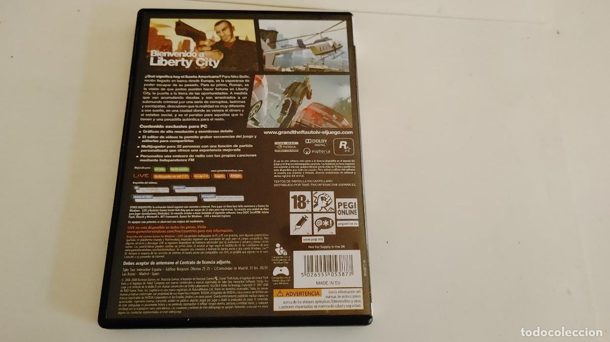 Videojuegos y consolas: GRAND THEFTAUTO IV-PC DVD - Foto 3