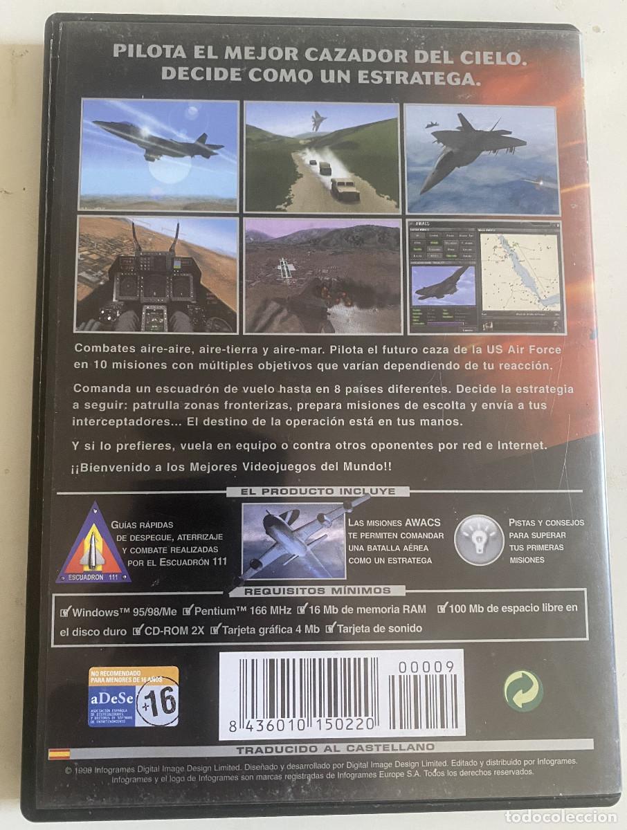 Videojuegos y consolas: F22 TOTAL AIR WAR - CDROM - JUEGO PARA PC - MVM - INFOGRAMES - Foto 2