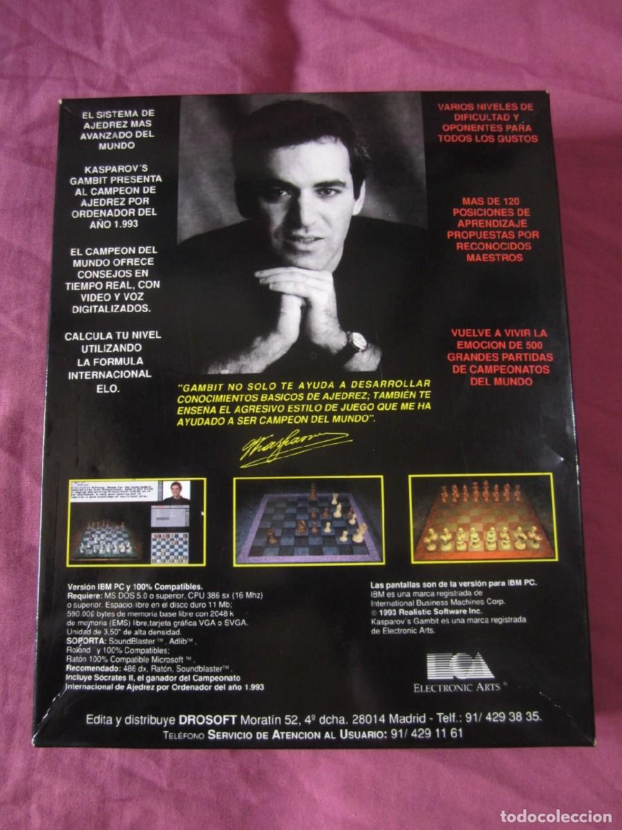 Videojuegos y consolas: Kasparov Gambit (Electronic Arts - Dro Soft 1993) - Foto 5