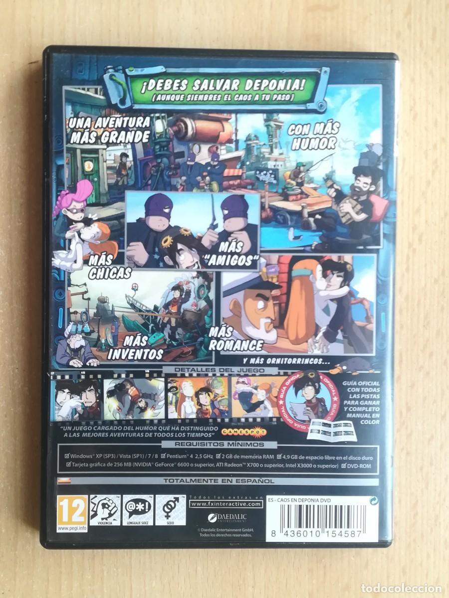 Videojuegos y consolas: FX - Caos en Deponia. Completo con manual. - Foto 3