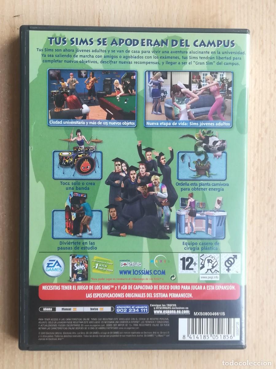 Videojuegos y consolas: PC: Los Sims 2 Universitarios - 3 Discos + Manual. - Foto 3