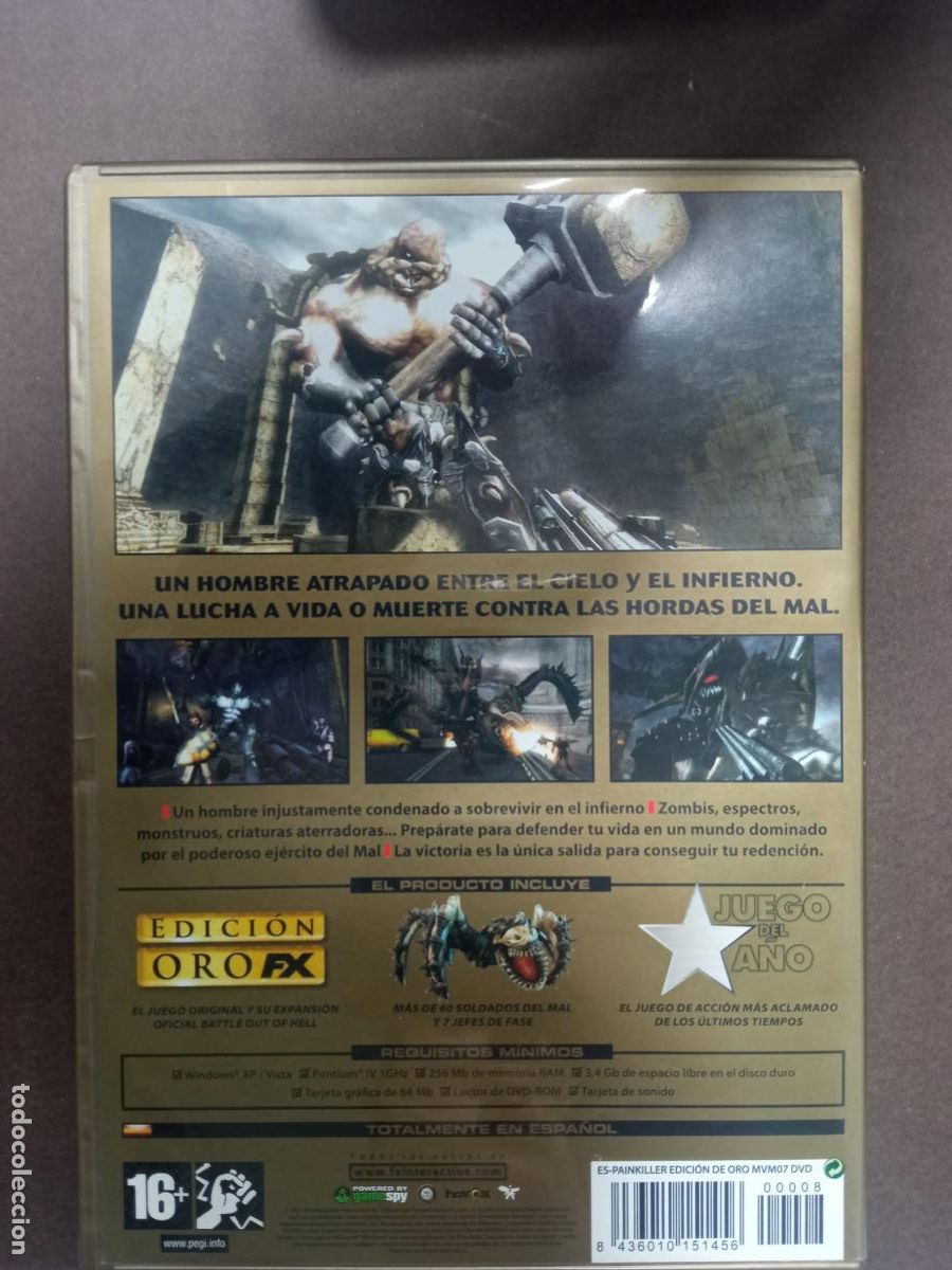 Videojuegos y consolas: Painkiller Edicion Oro - PC DVD - Foto 2
